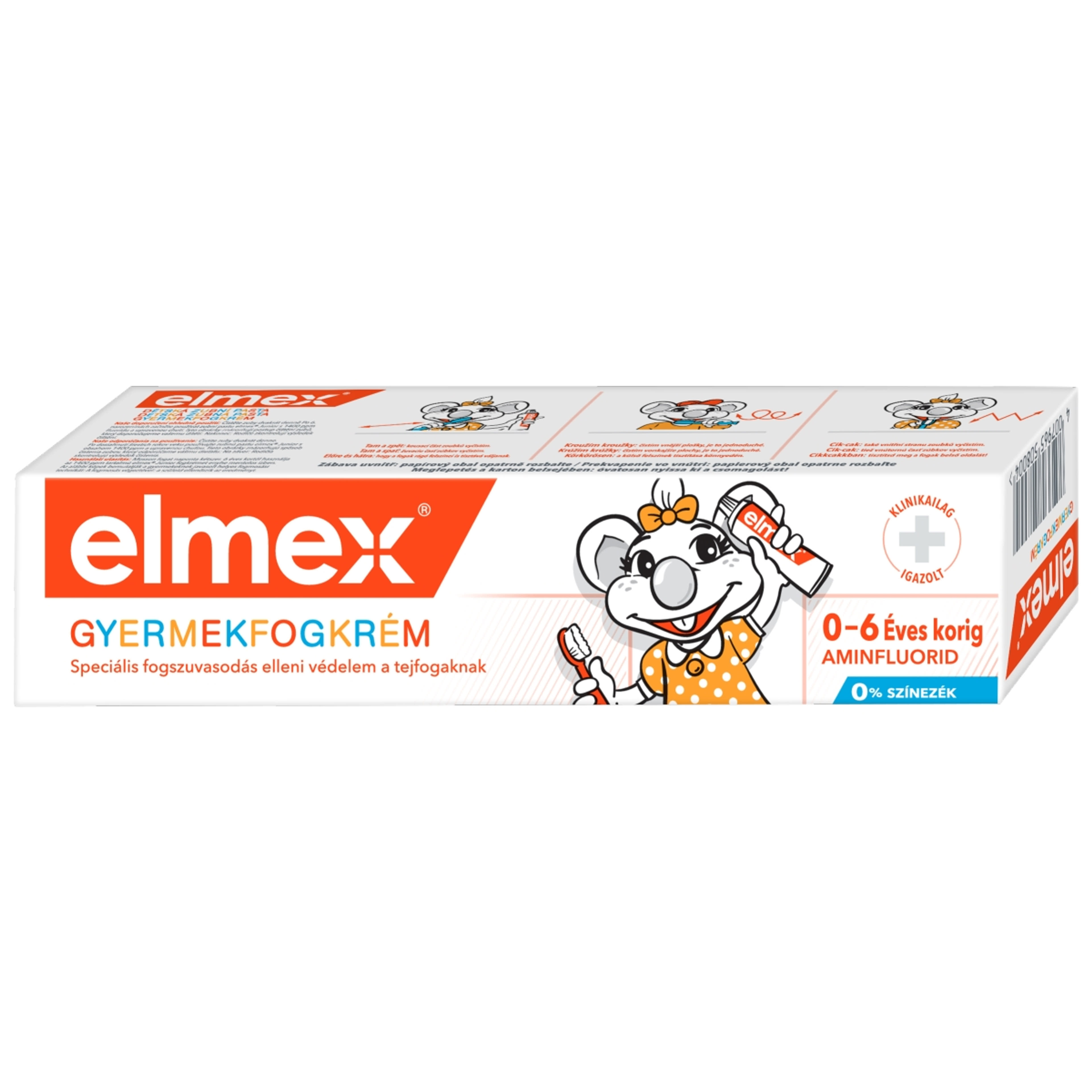 Elmex Gyermek fogkrém - 50 ml-6