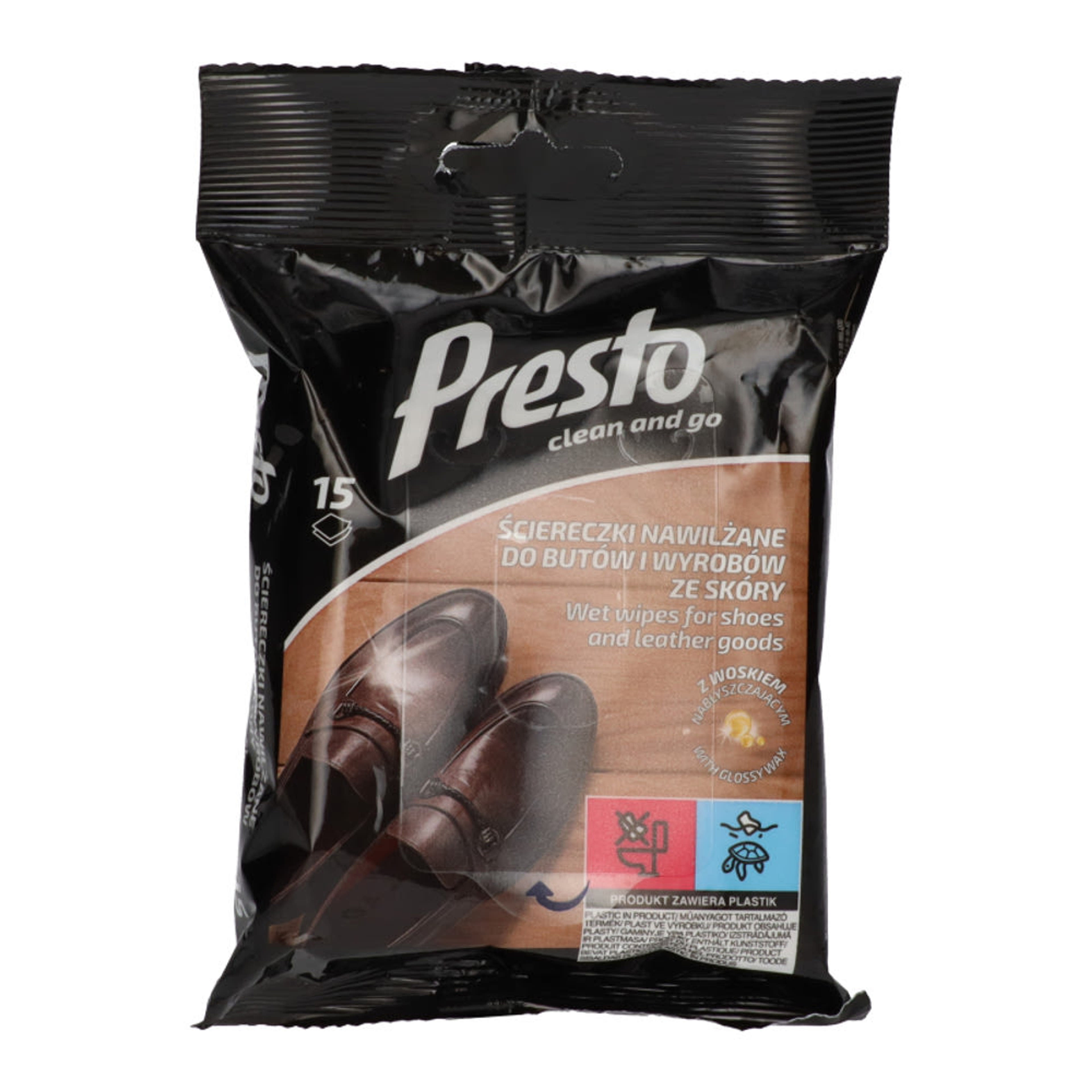 Presto nedves cipőtörlő 15 db-os - 1 db