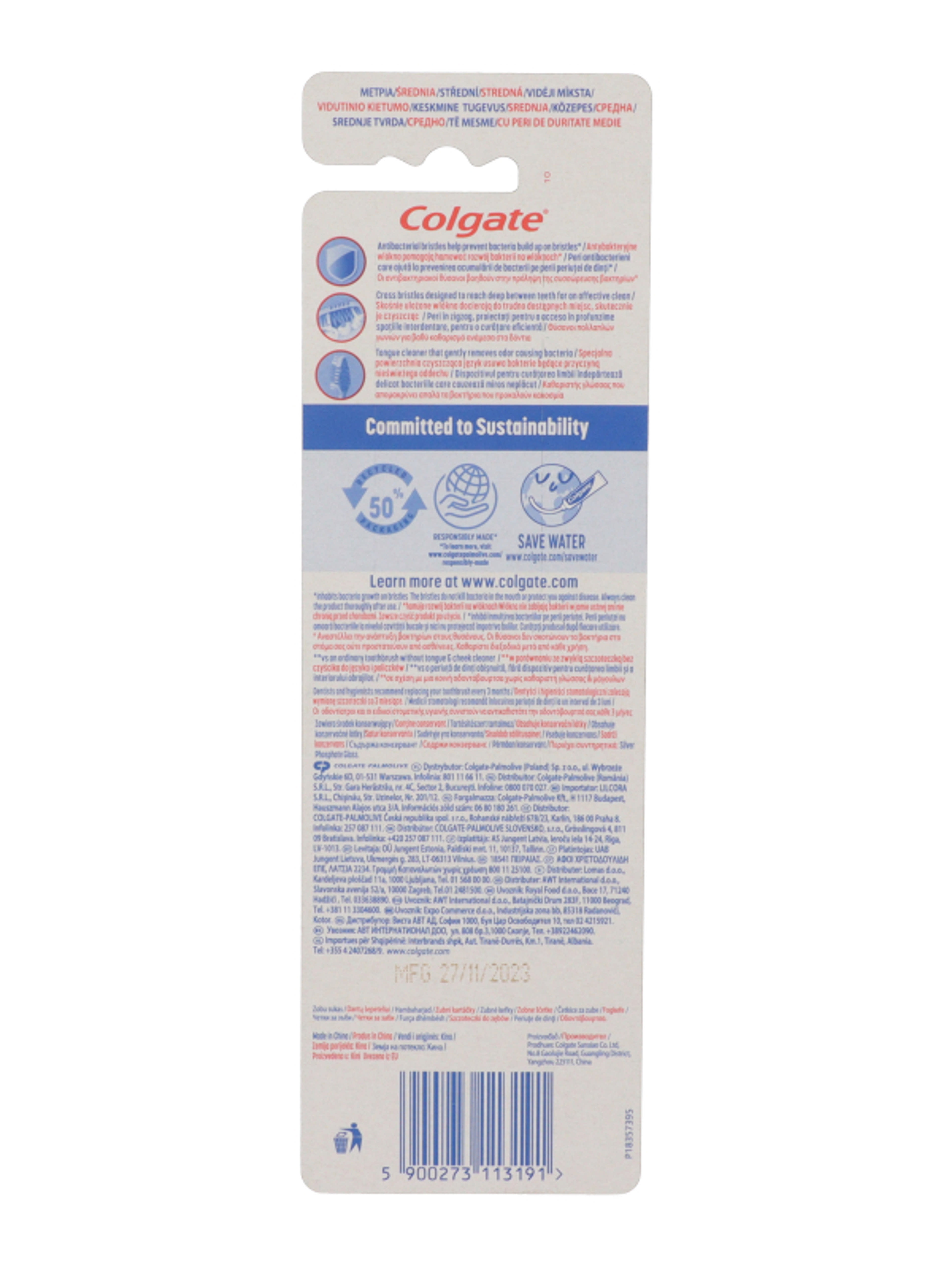 Colgate Zig Zag Plus Duo közepes fogkefe - 2 db-8