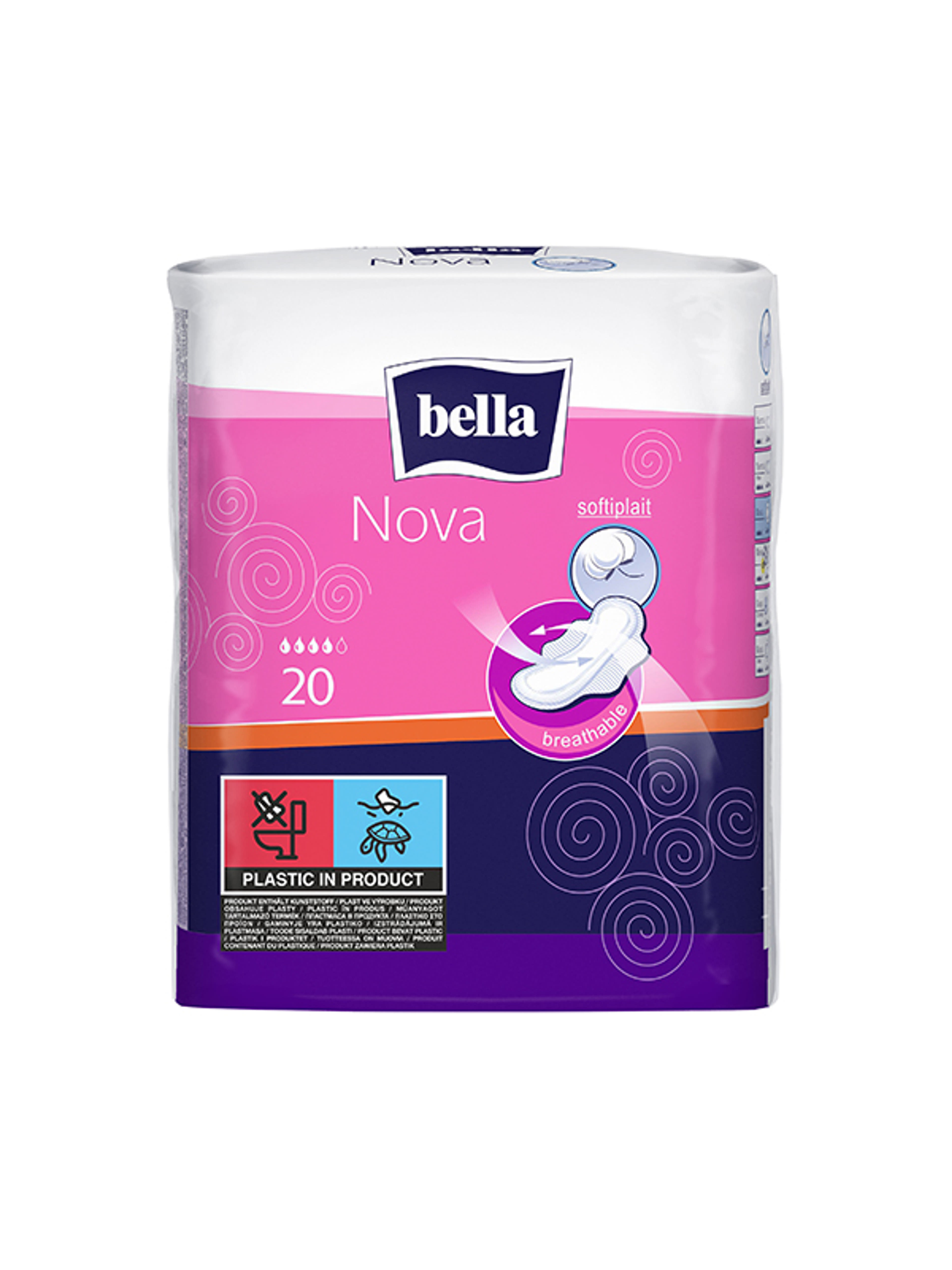 Bella Nova szárnyas egészségügyi betét - 20 db