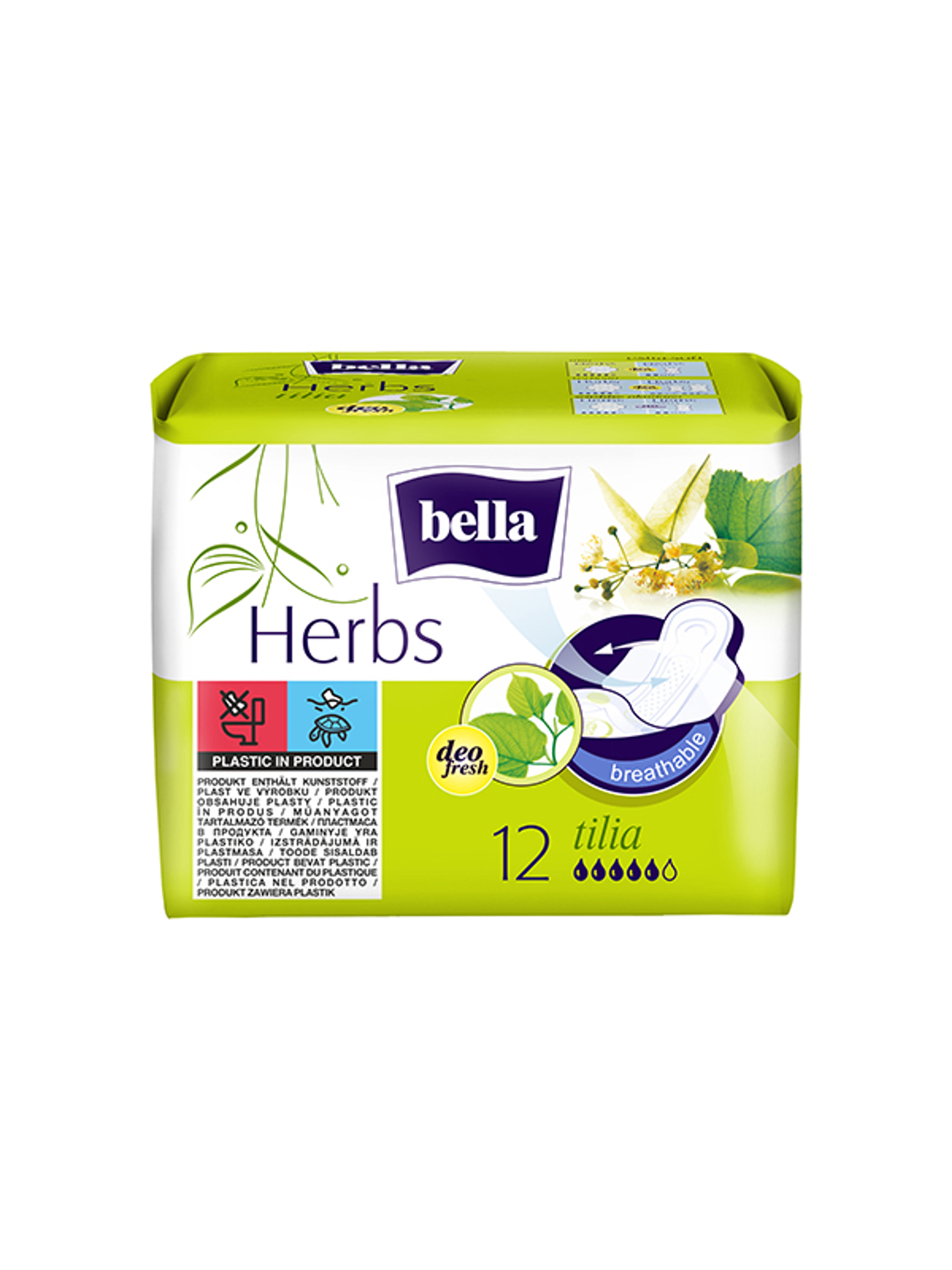 Bella Herbs Tilia egészségügyi betét - 12 db-2