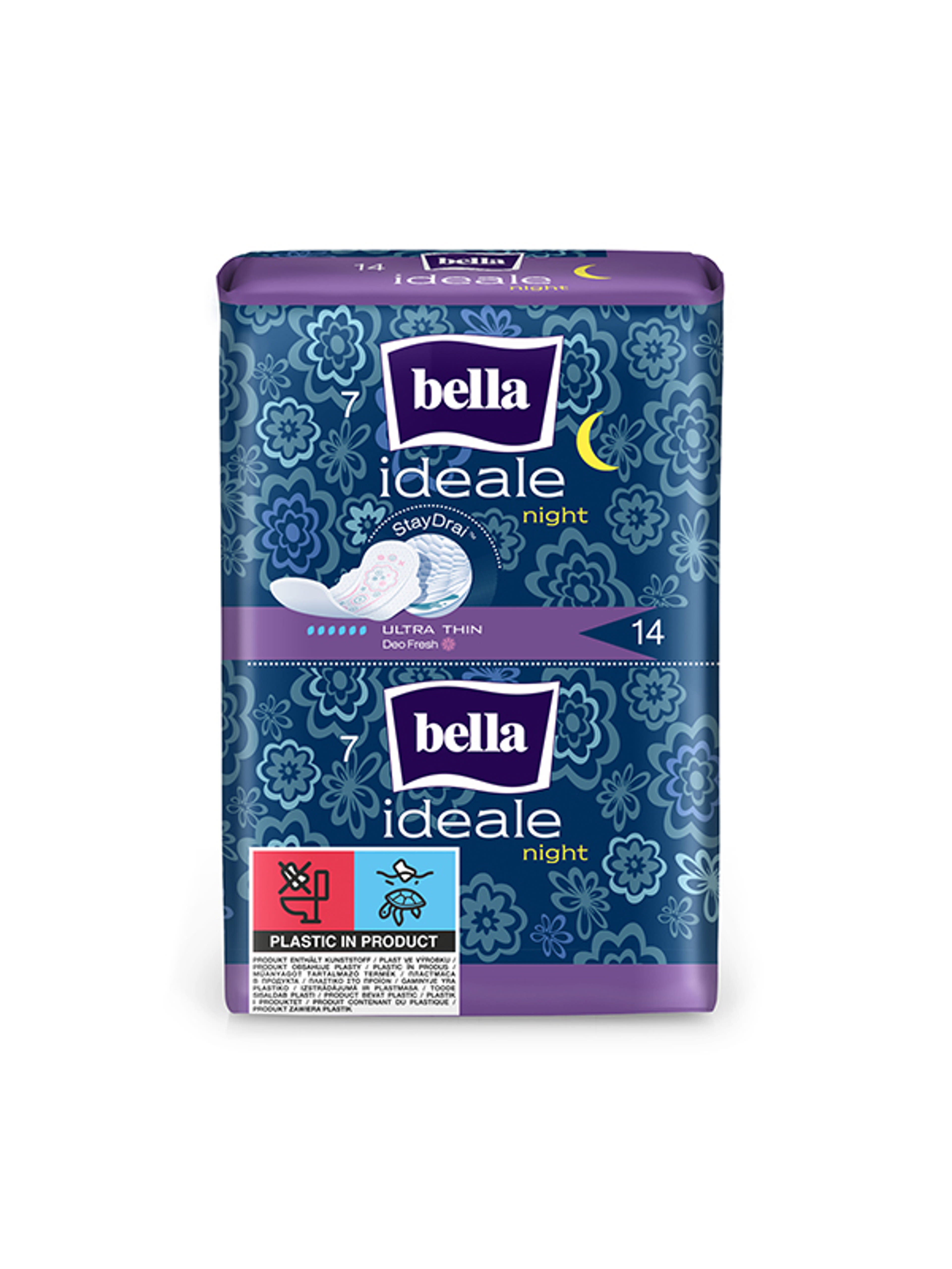 Bella Ideale Night ultravékony éjszakai egészségügyi betét - 14 db