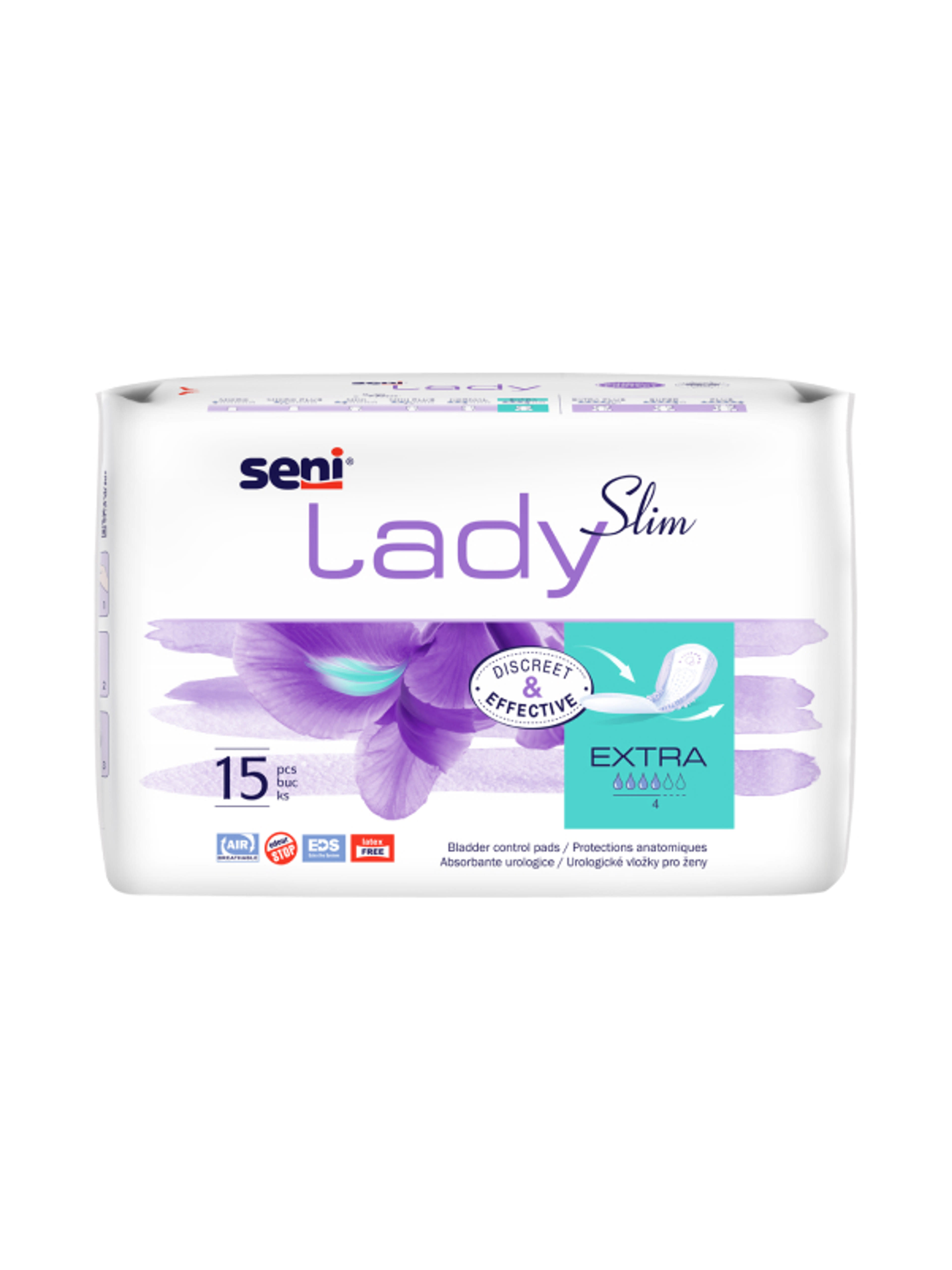 Seni Lady Slim Extra inkontinencia betét - 15 db