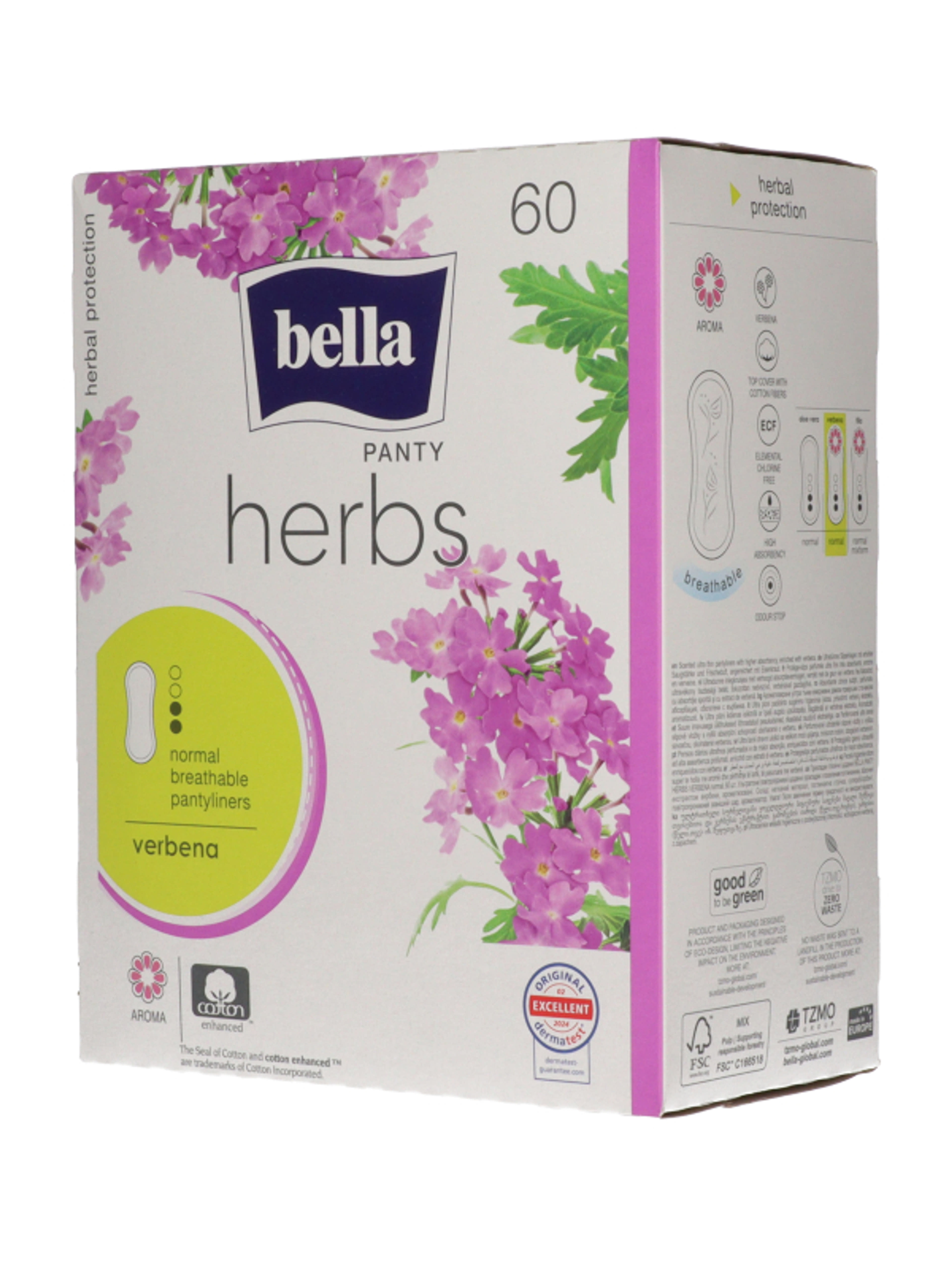 Bella Herbs tisztasági betét vasfű kivonattal - 60 db-3