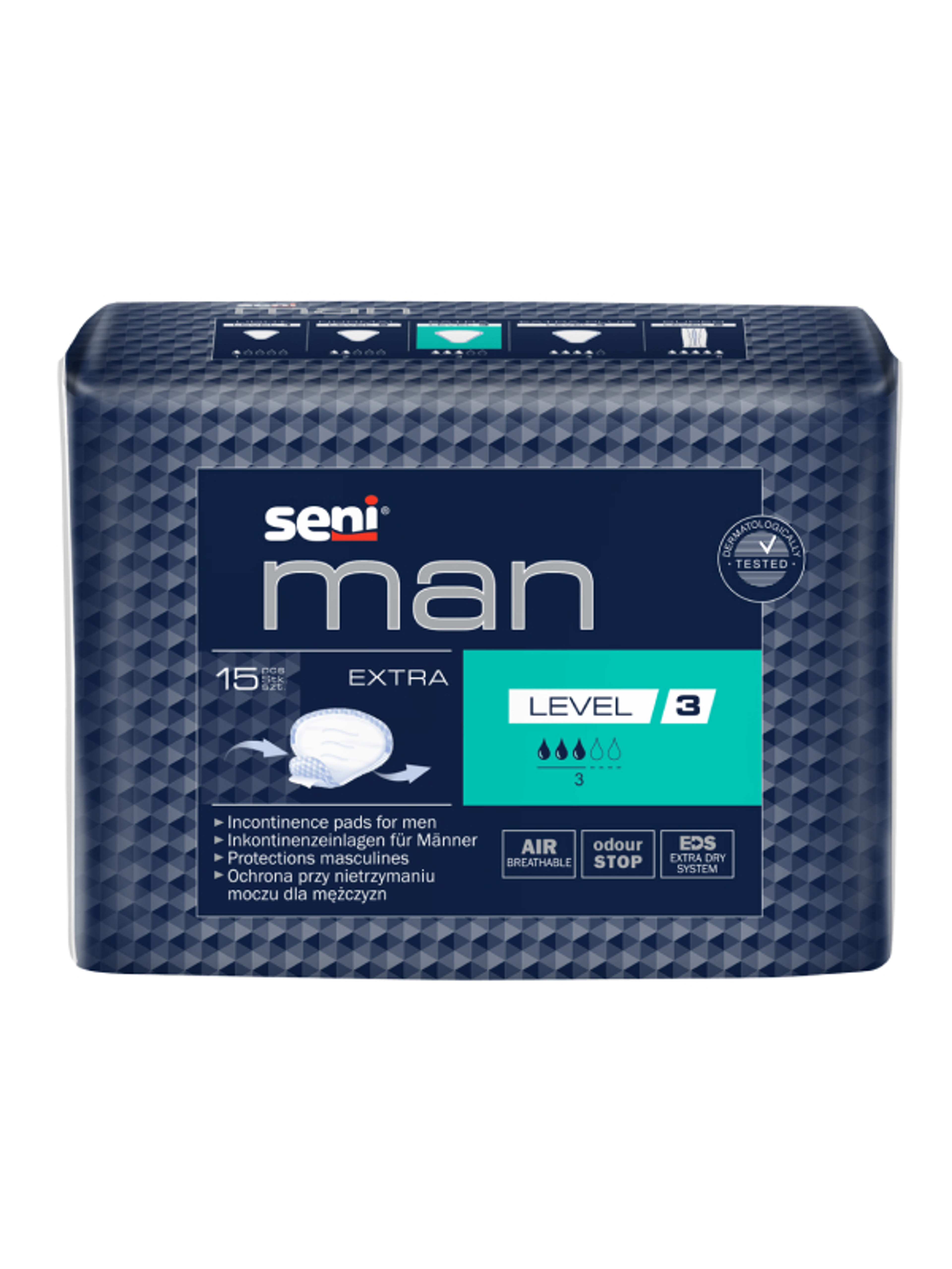 Seni Man Extra Level 3 inkontinencia betét - 15 db