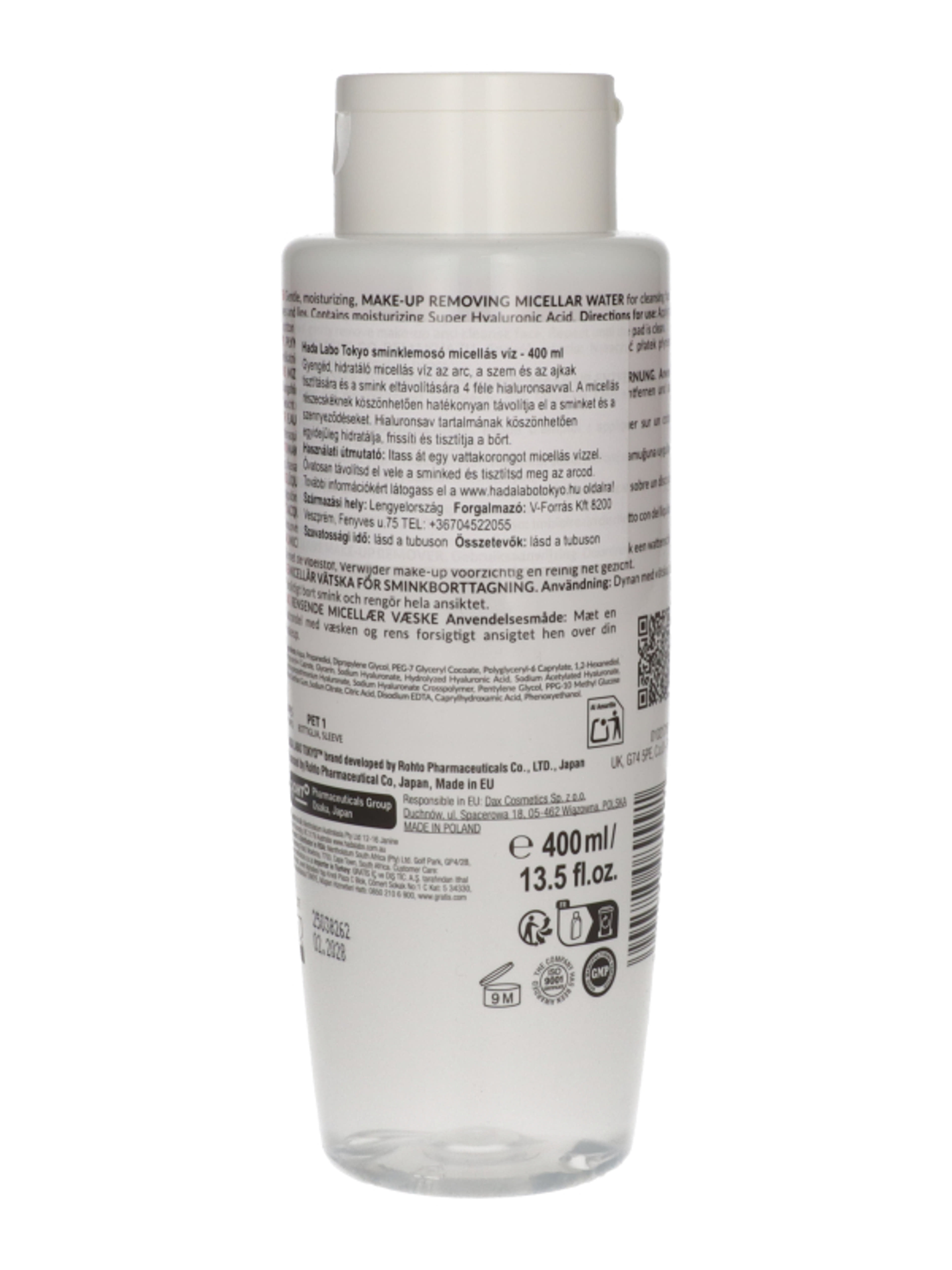 Hada Labo hidratáló sminklemosó micellás víz - 400 ml-3