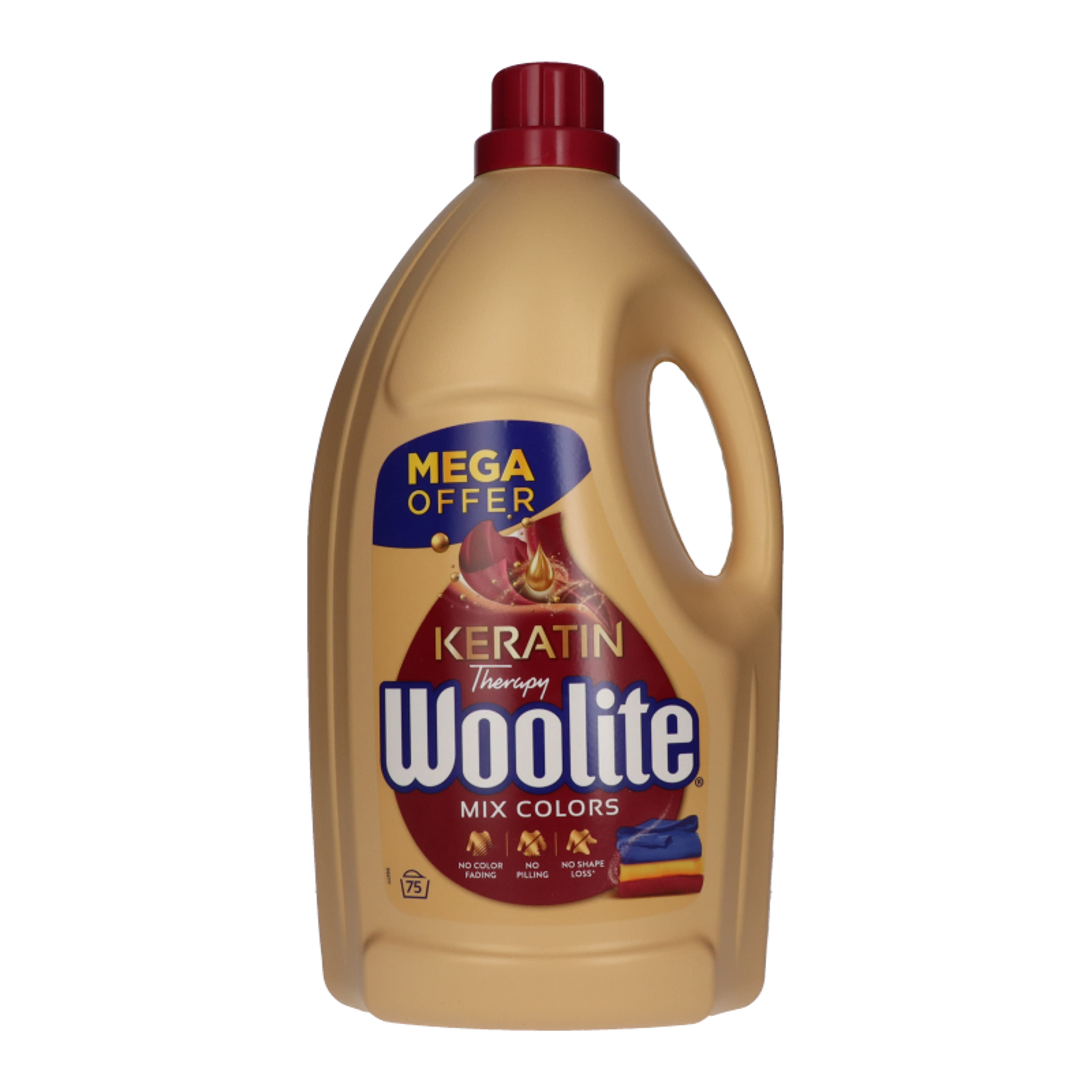 Woolite Keratin Therapy folyékony mosószer keratinnal színes ruhákhoz 75 mosás - 4500 ml-3