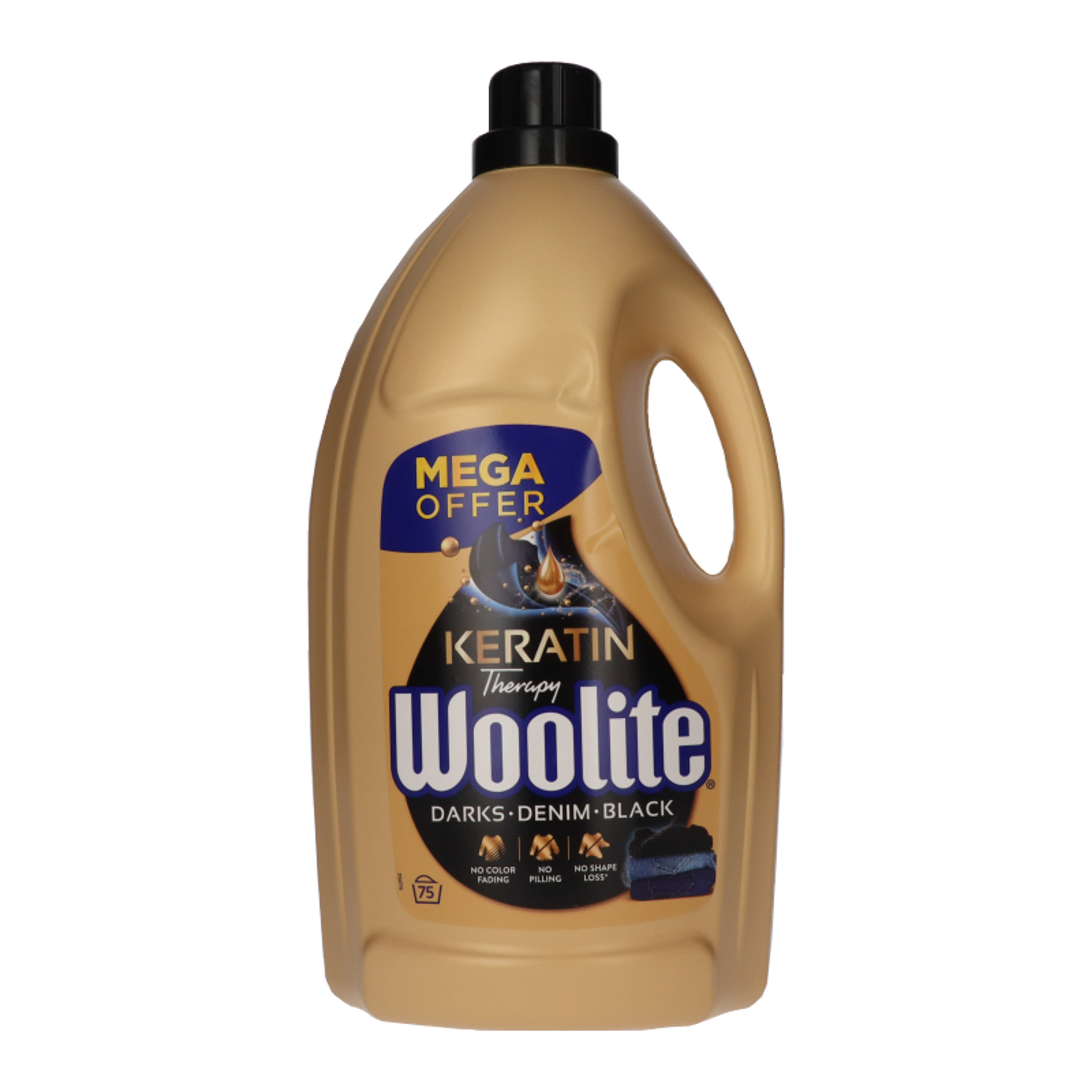 Woolite Keratin Therapy folyékony mosószer keratinnal sötét ruhákhoz 75 mosás - 4500 ml-3