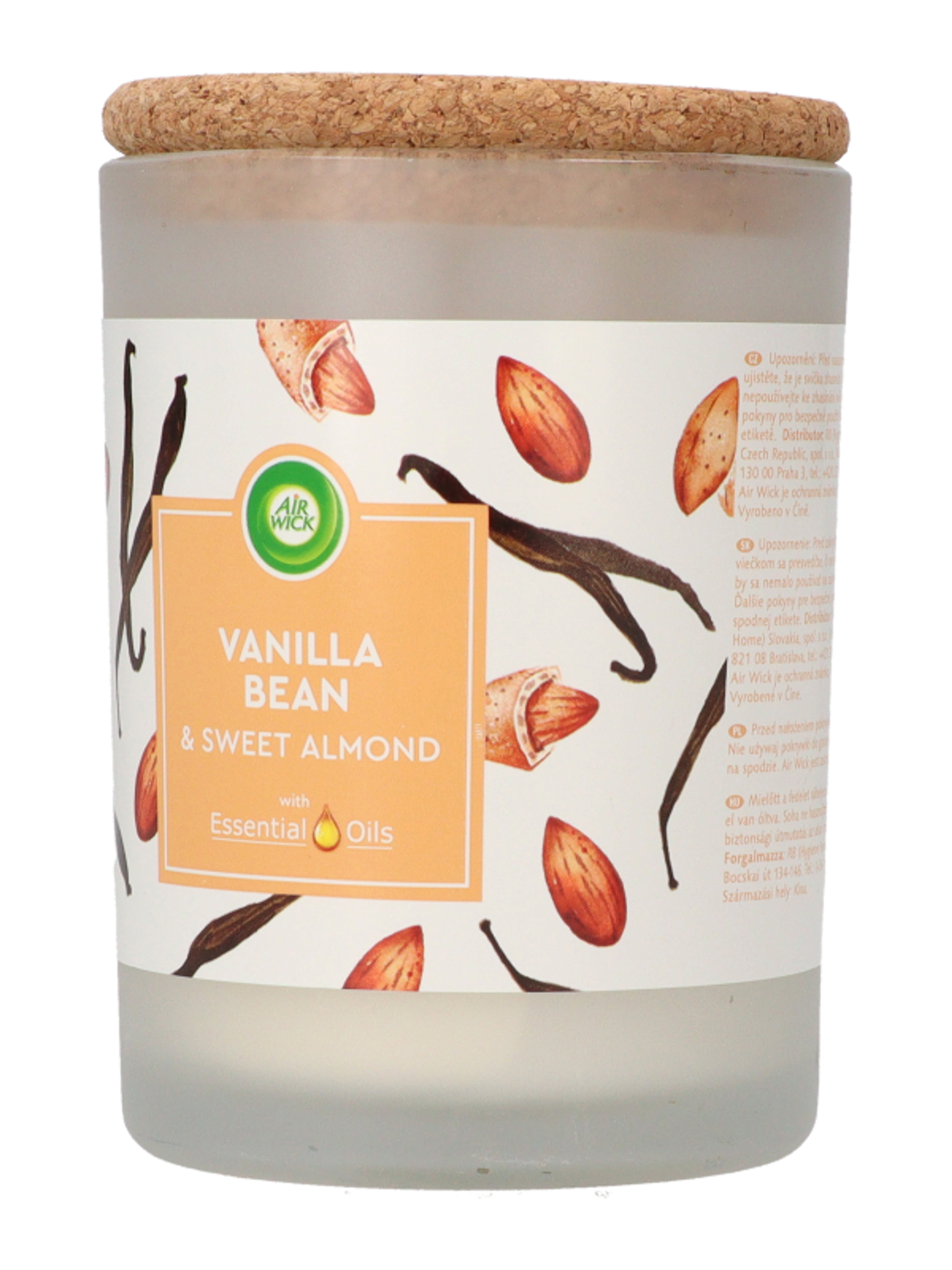 Air Wick Essential Oils gyertya vanília & édes mandula  - 185 g-5