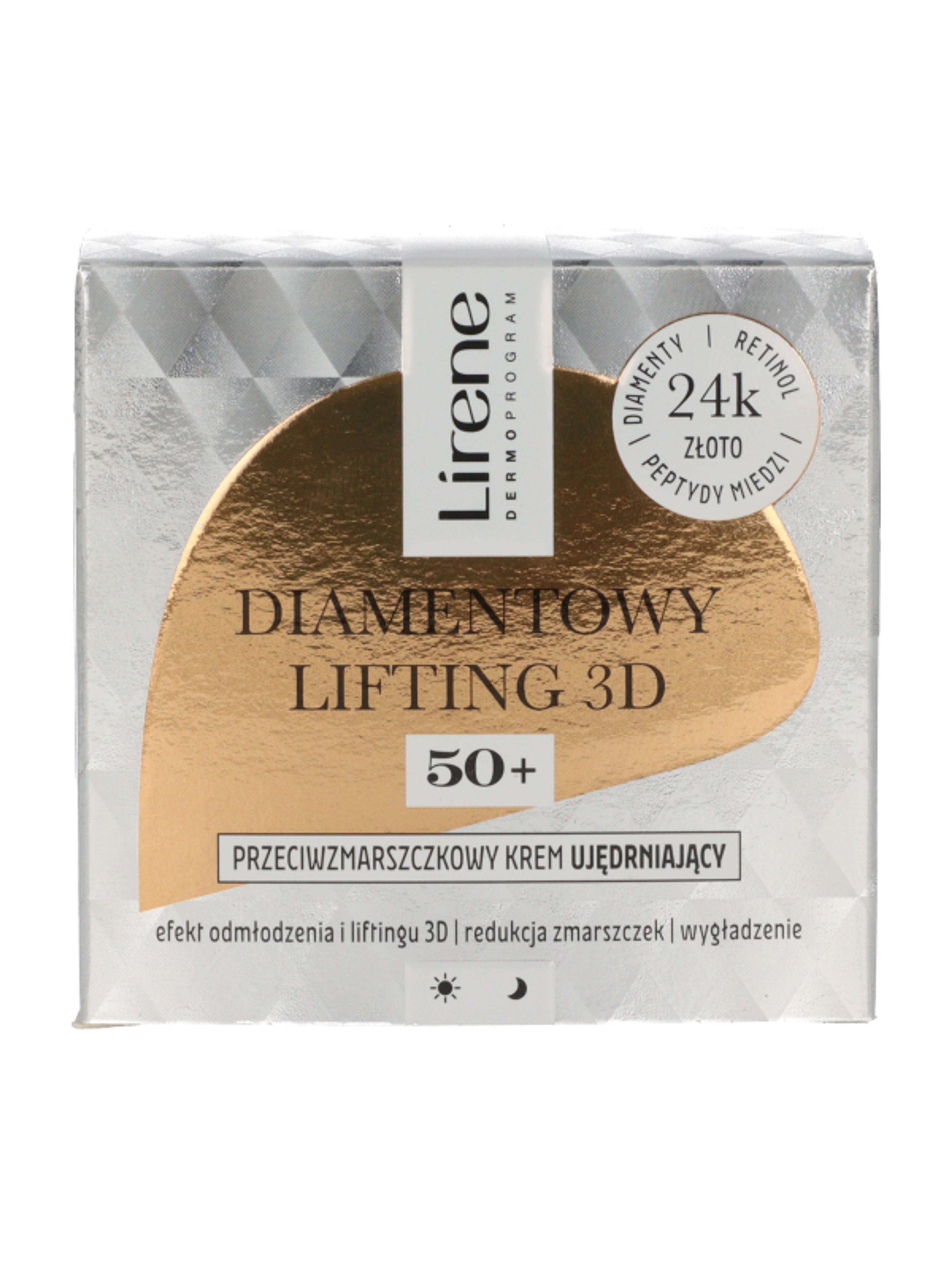 Lirene Diamond Lifting 3D arckrém 50+ - 50 ml