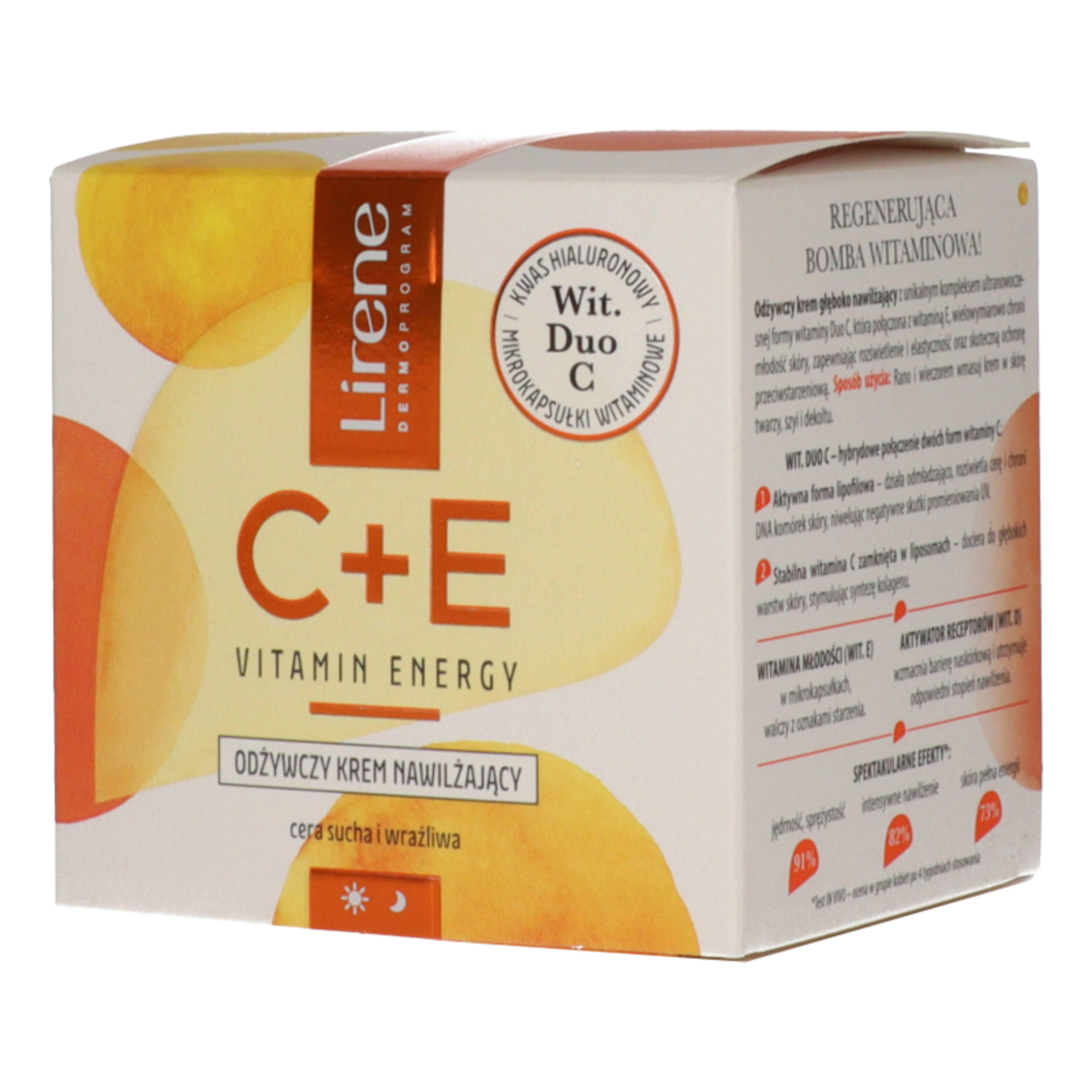 Lirene C+E - vitamin Energy arckrém - 50 ml-2