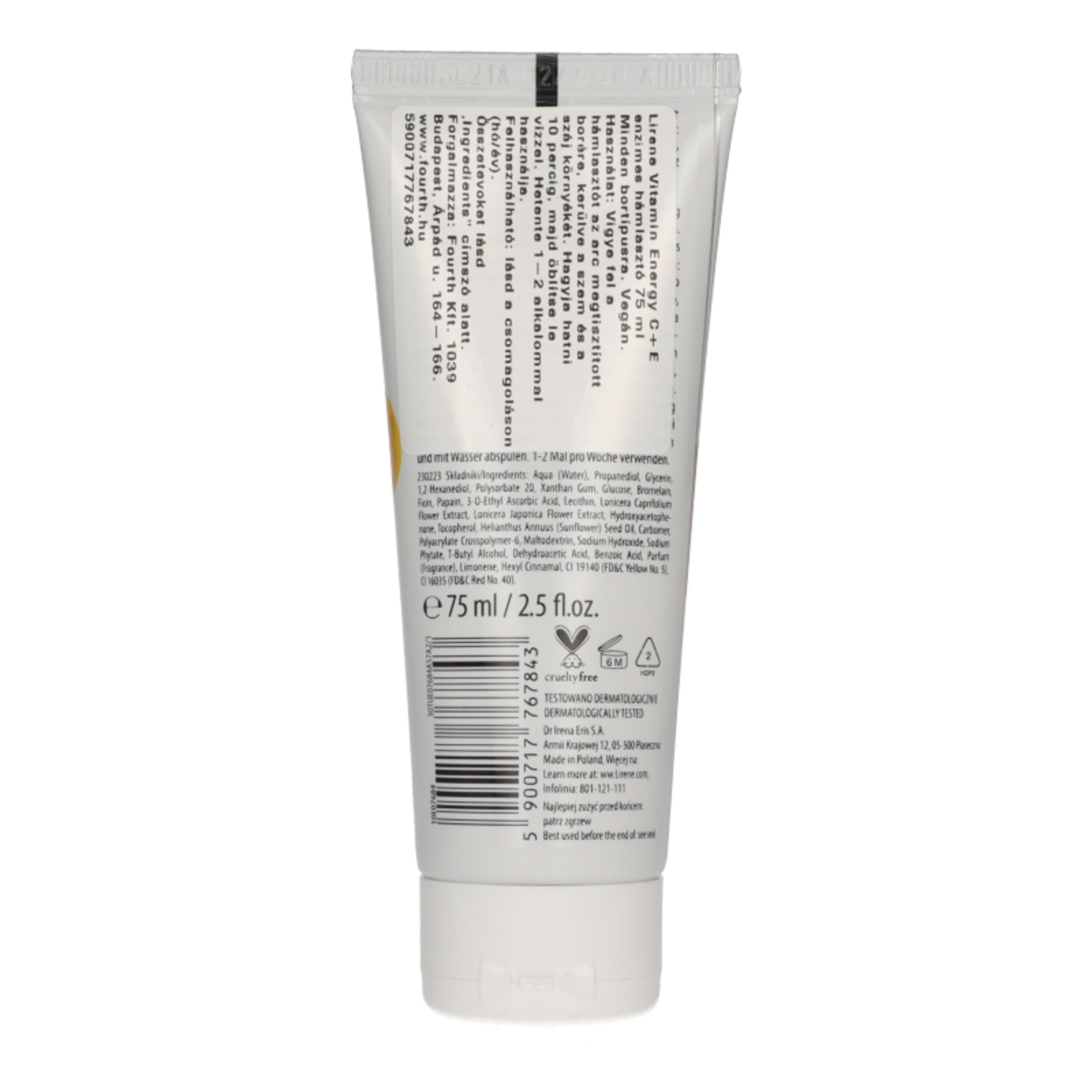 Lirene C+E - vitamin Energy hámlasztó - 75 ml-3