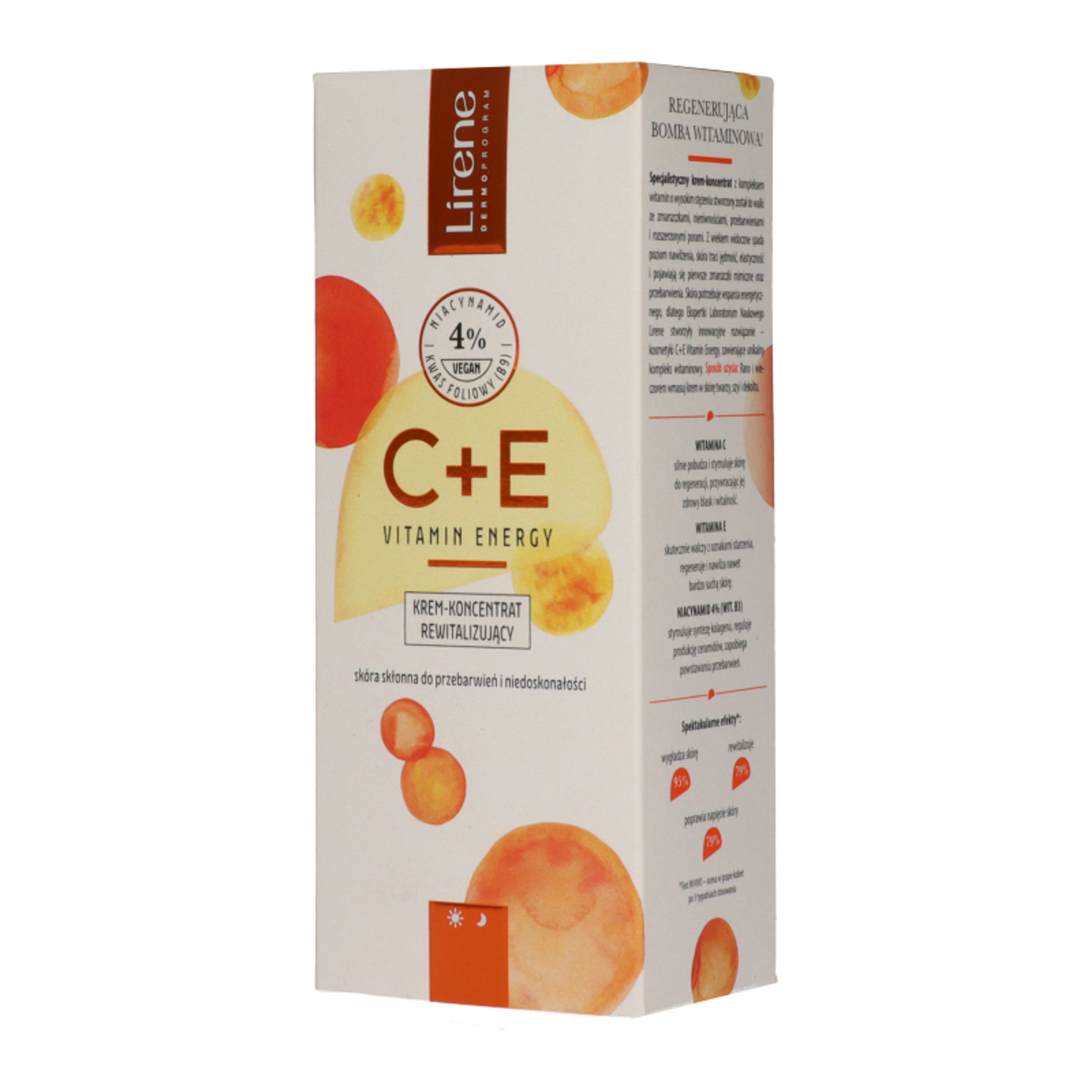Lirene C+E - vitamin Energy arckrém koncentrátum - 40 ml-2