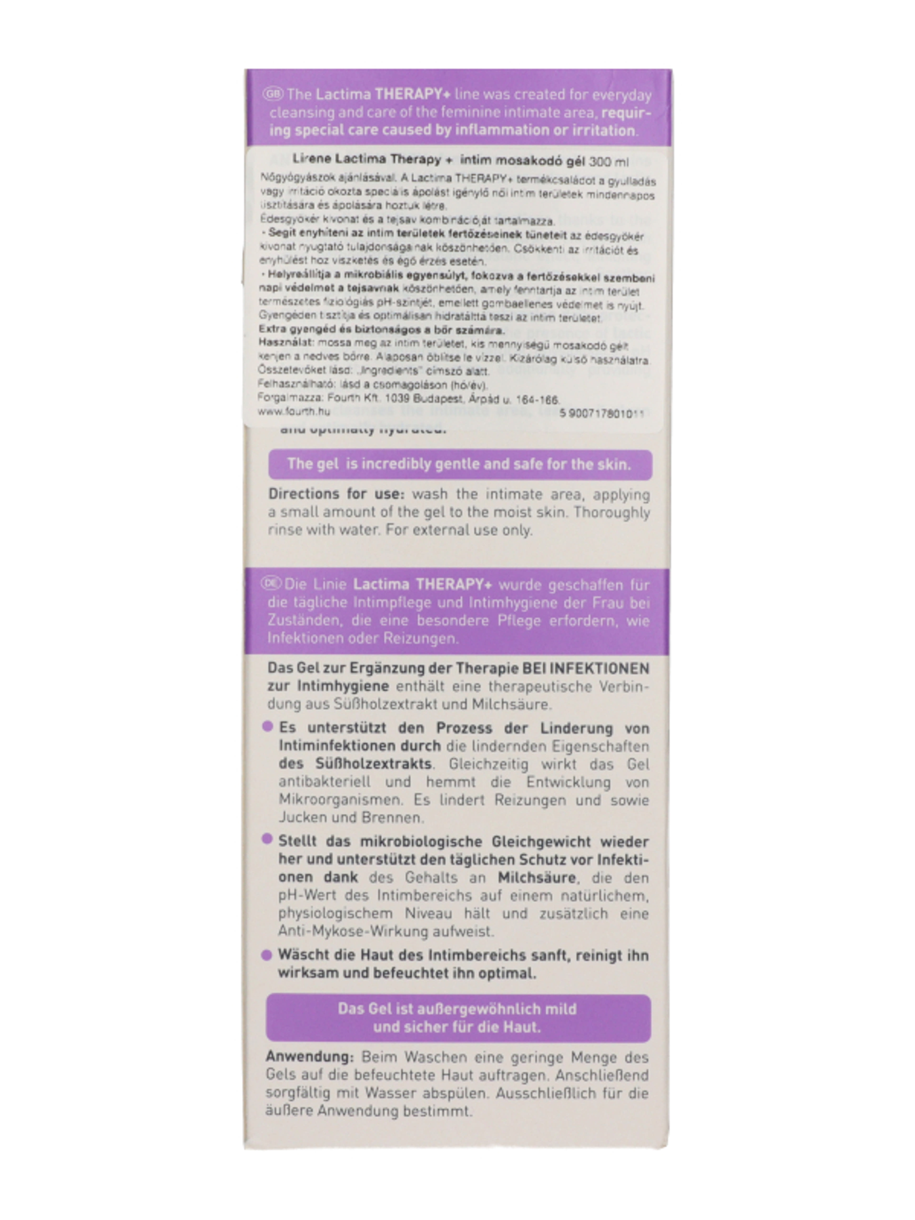 Lirene Lactima Intense Intim mosakodó gél - 300 ml-3