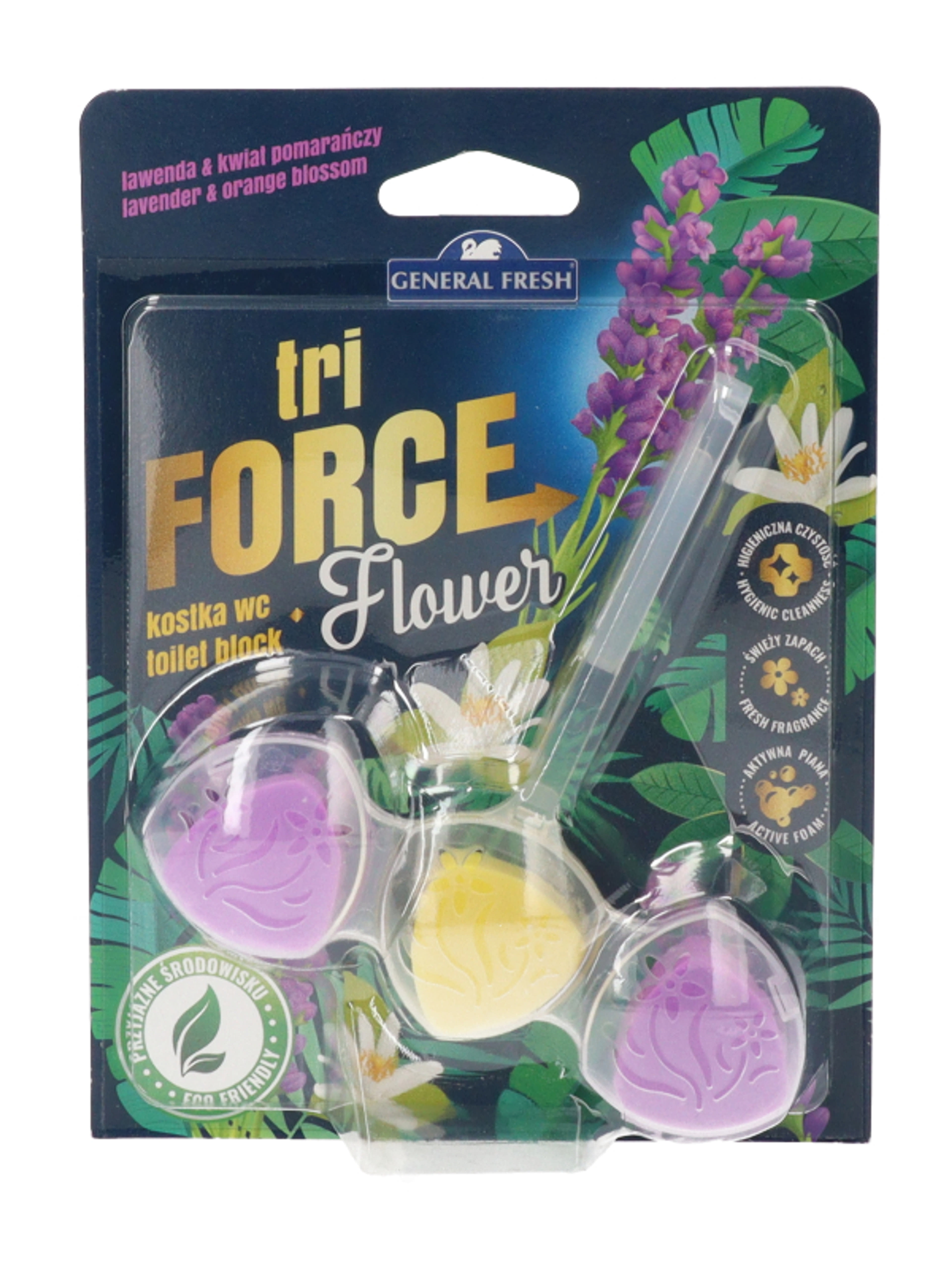 General Fresh Tri Force Flower Wc illatosító levendula&narancs - 45 g-2