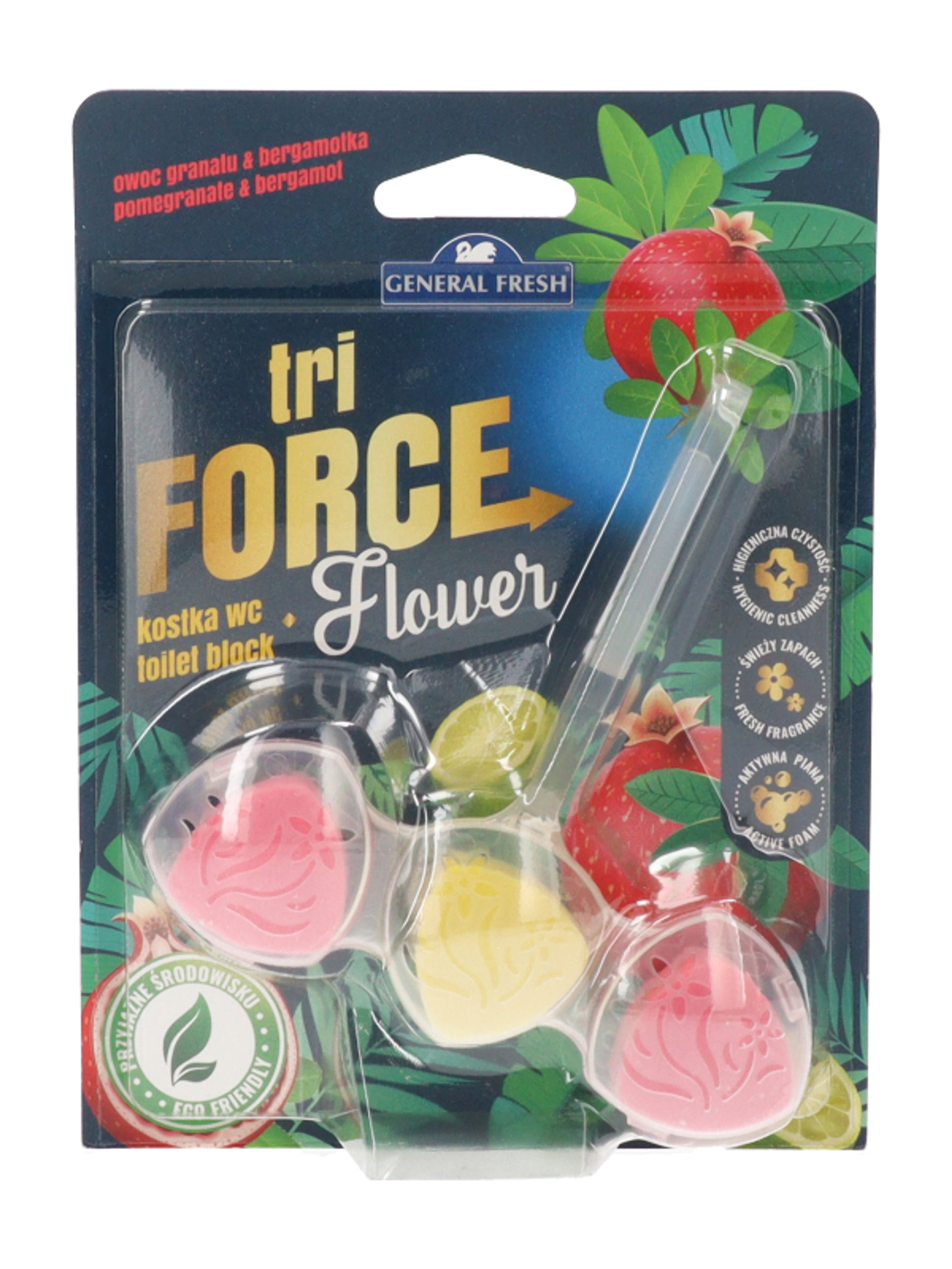 General Fresh Tri Force Flower Wc illatosító gránátalma&bergamott - 45 g-2