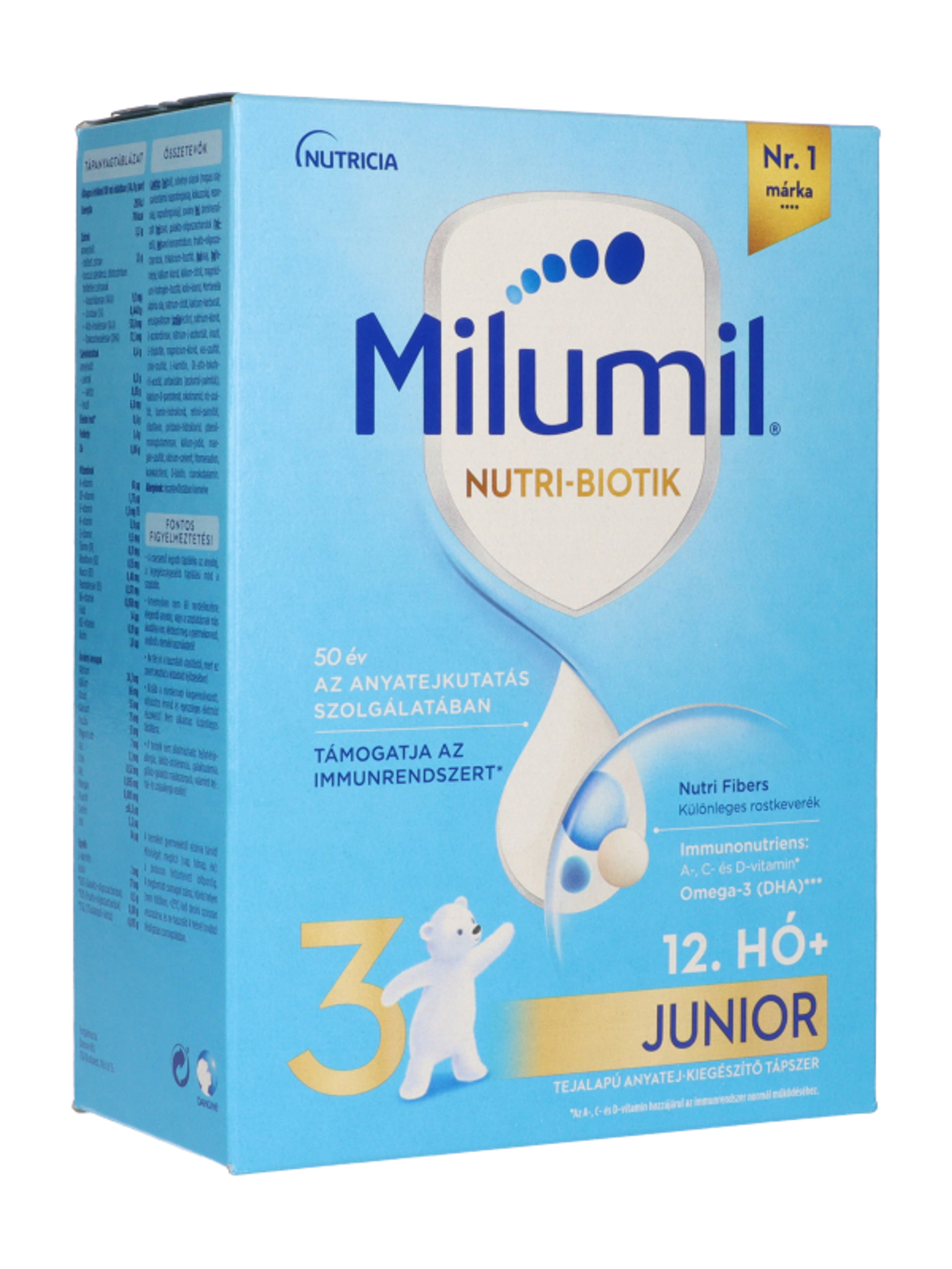 Milumil 3 Junior tejalapú anyatej-kiegészítő tápszer 12. hónapos kortól - 500 g-6