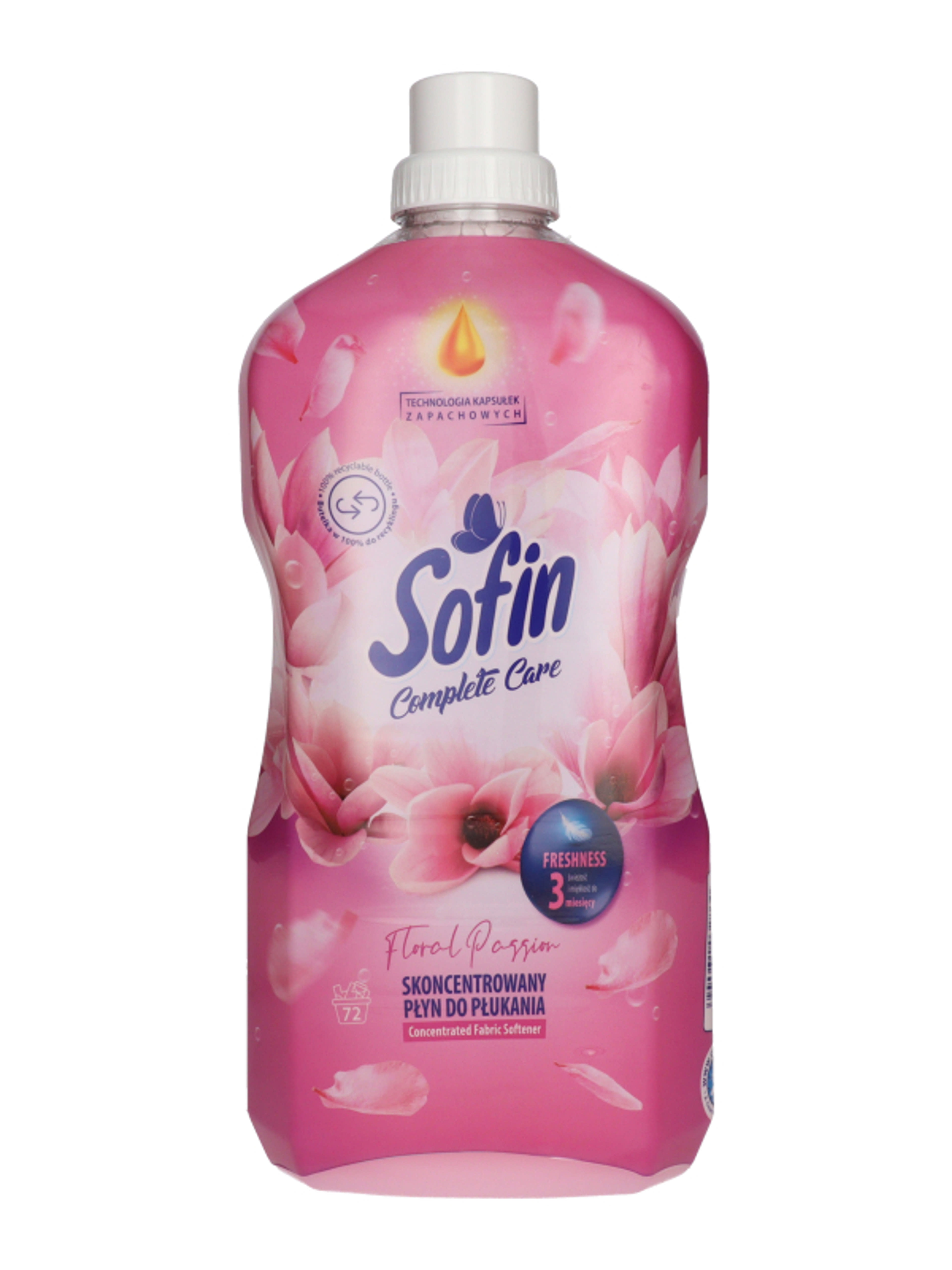Sofin Complete Care&Fress Floral Passion öblítő 72 mosás - 1800 ml