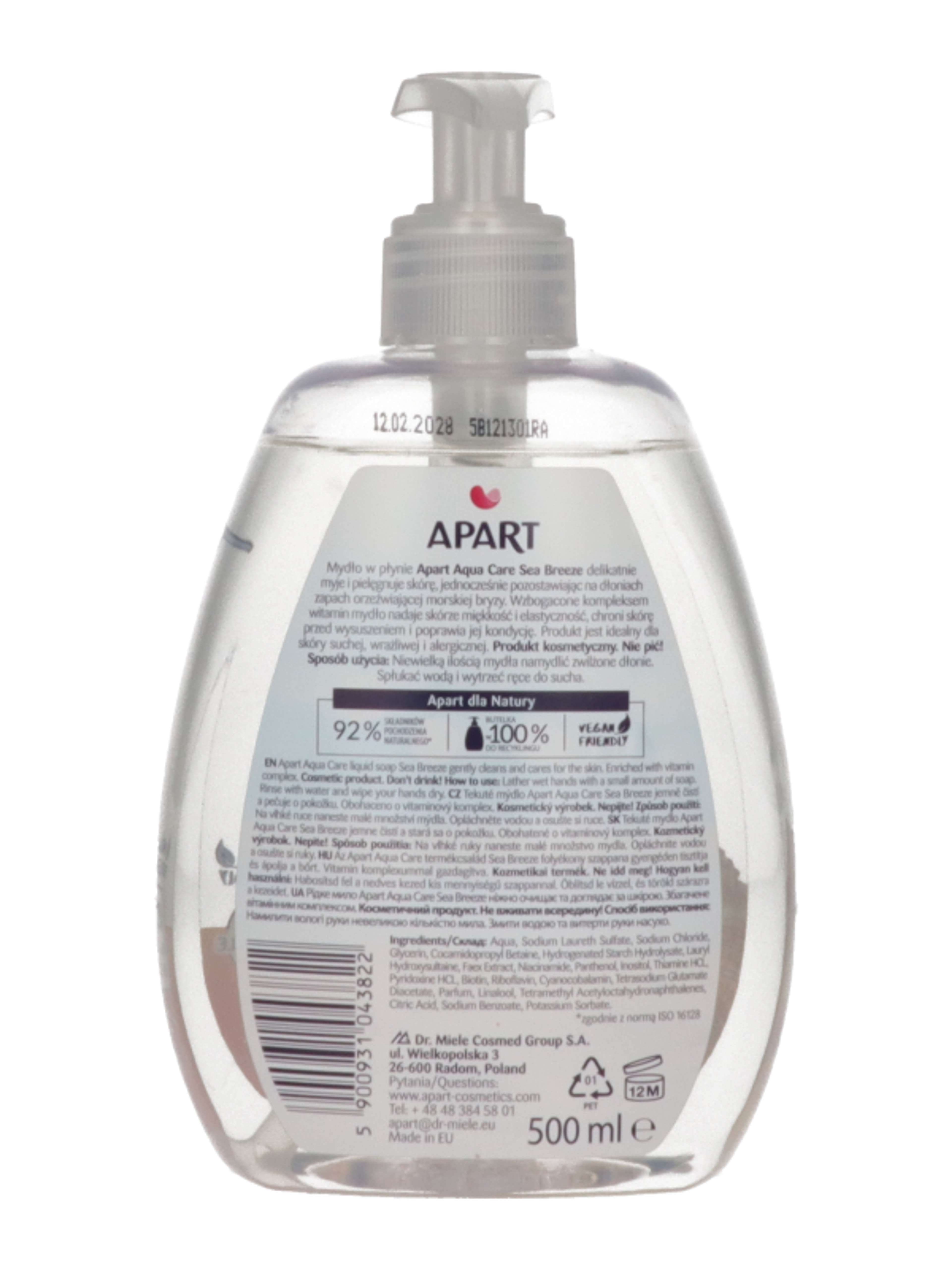 Apart Aqua Care Sea Breeze folyékony szappan - 500 ml-2