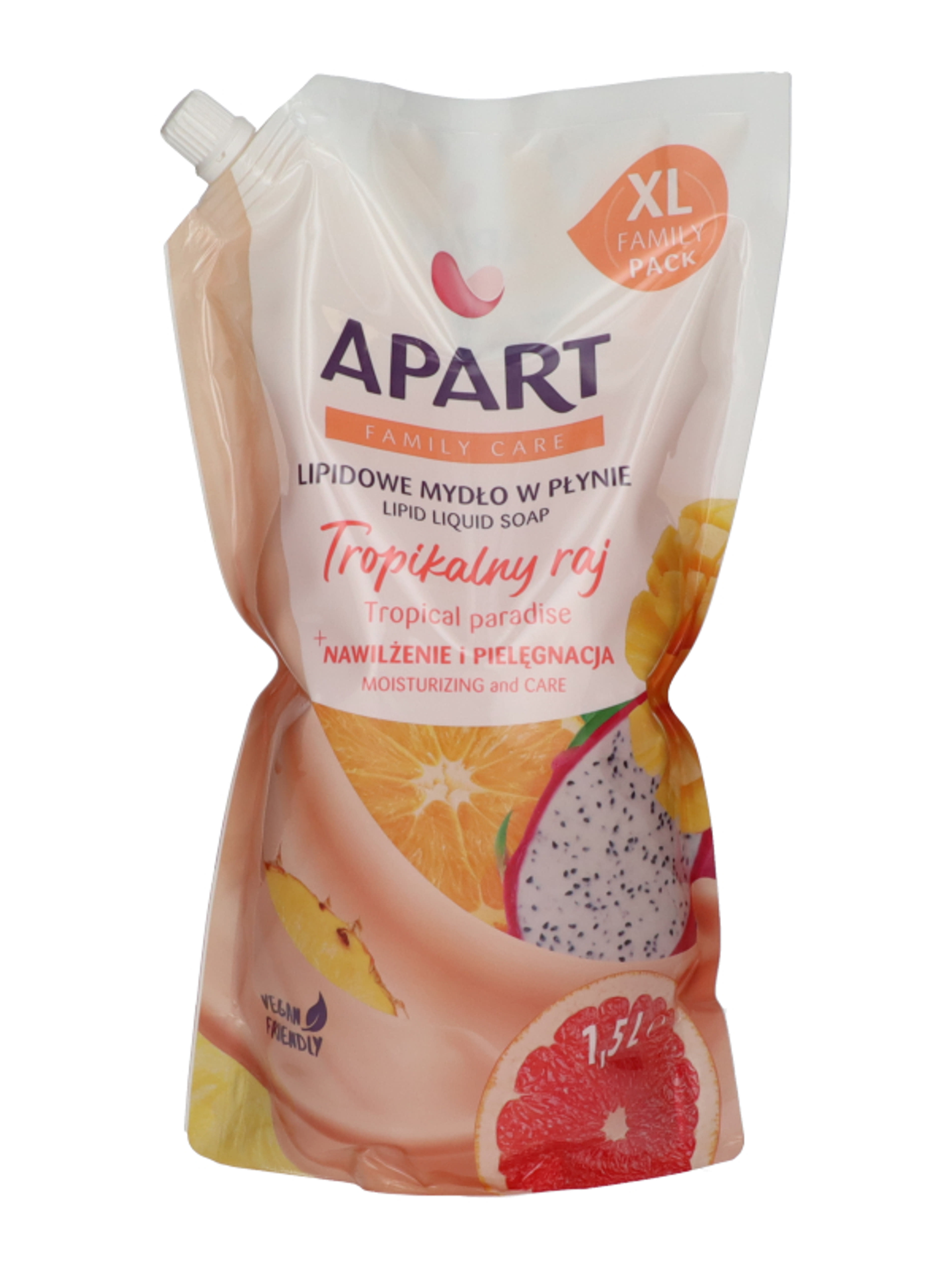 Apart Family Care Tropical Paradise folyékony szappan utántöltő - 1,5 L-1
