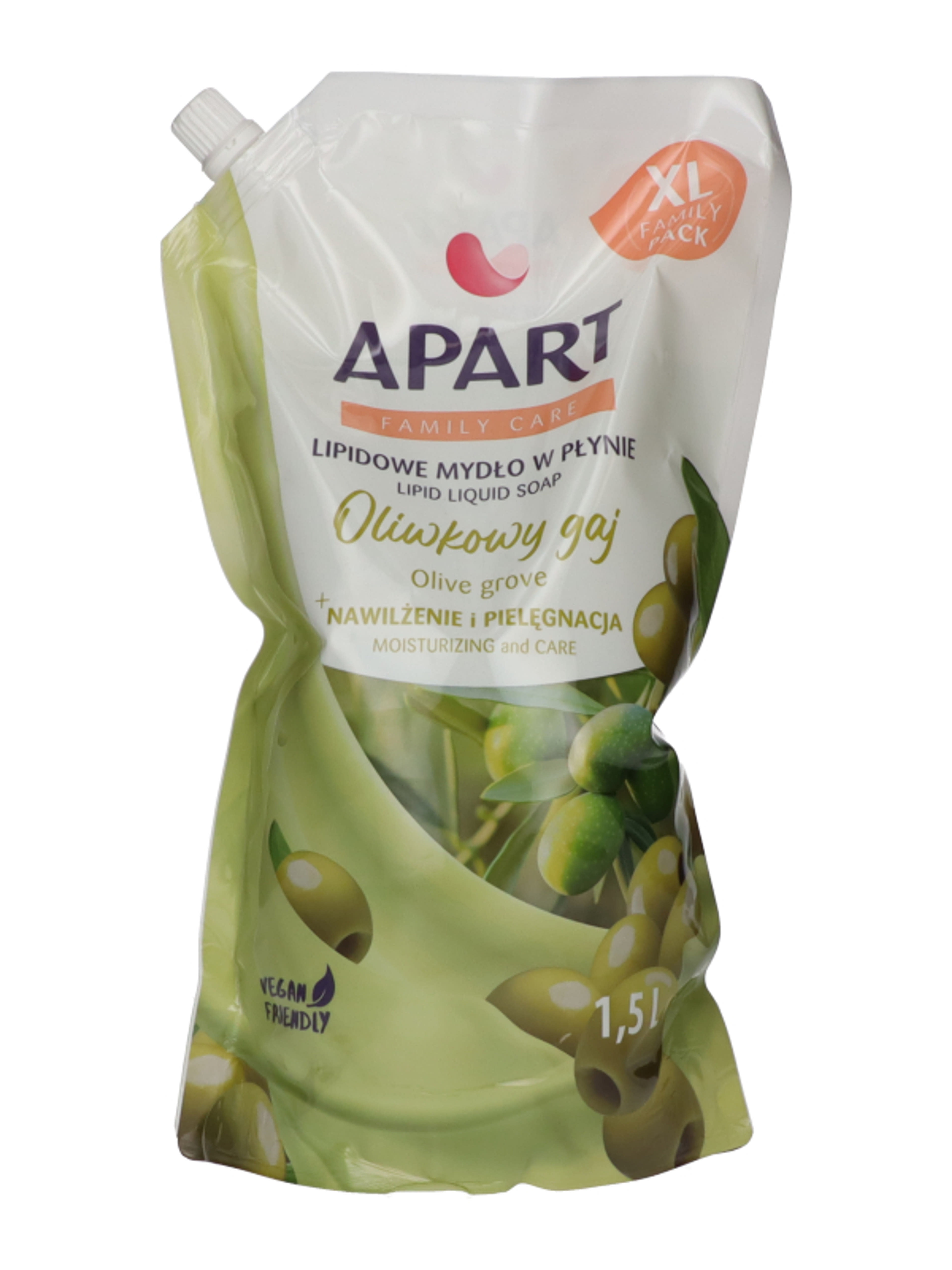 Apart Family Care Olive Groove folyékony szappan utántöltő - 1,5 L-1