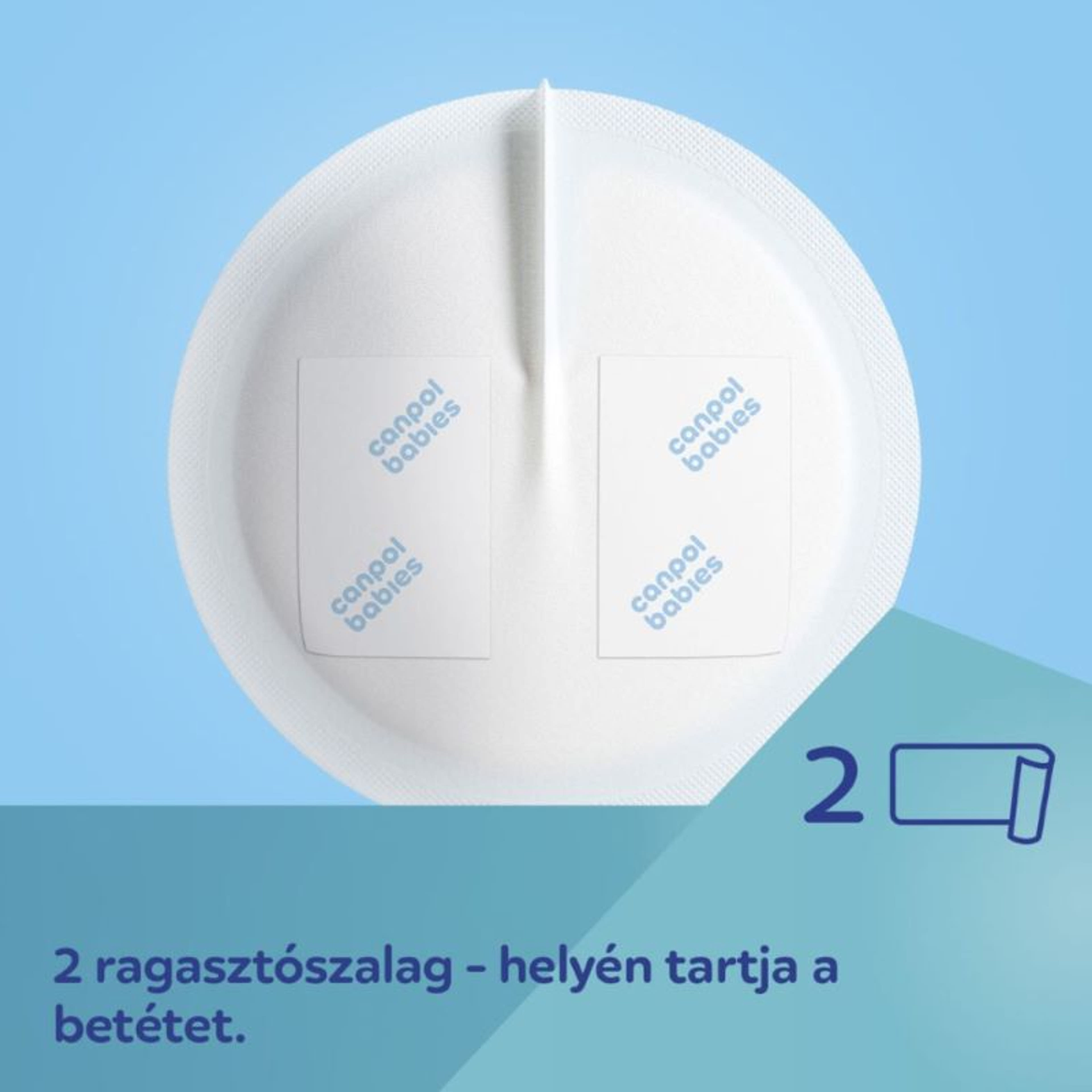Canpol Babies formázott légáteresztő melltartóbetét - 60 db-3