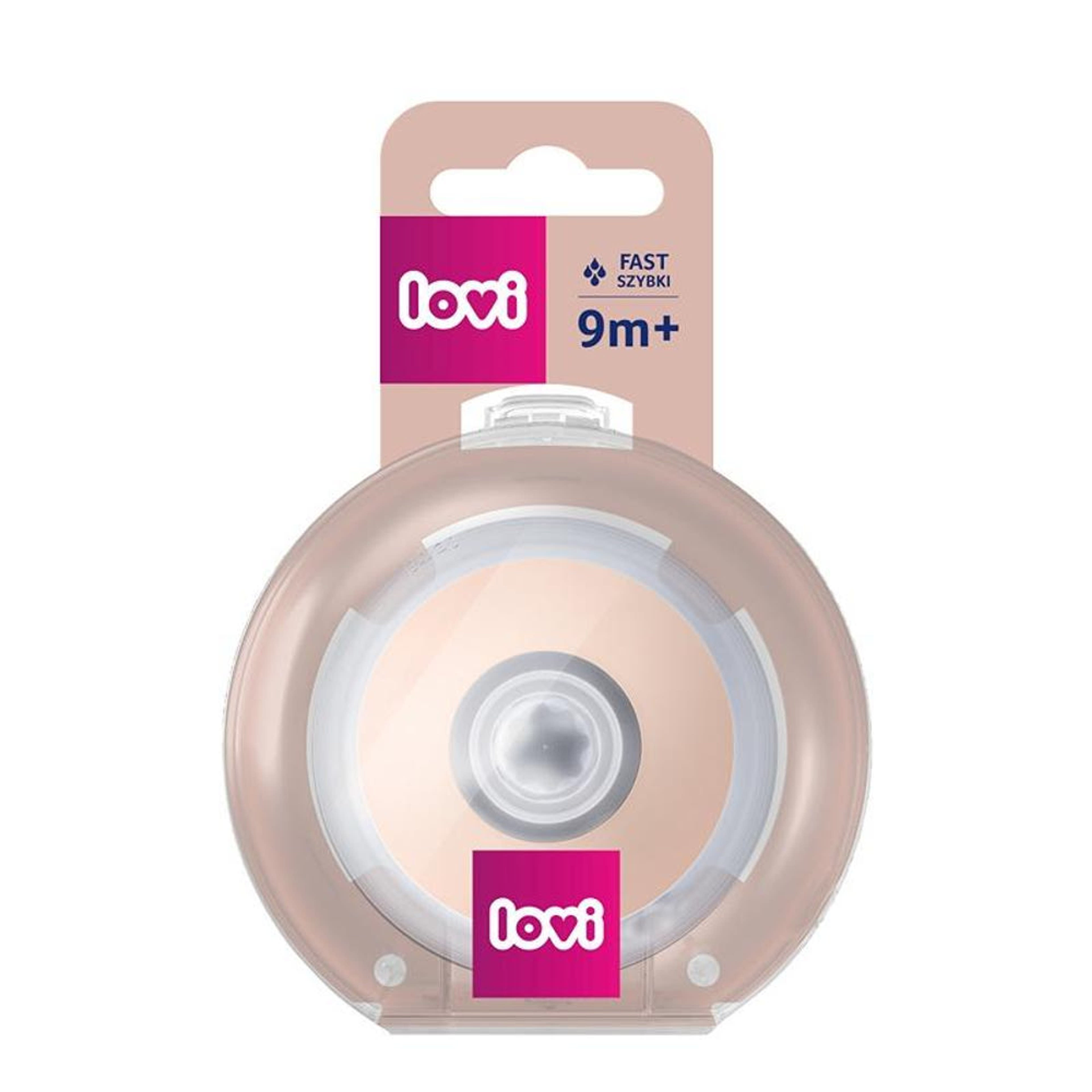 Lovi Mammafeel etetőcumi 9 hónapos kortól gyors folyású - 1 db