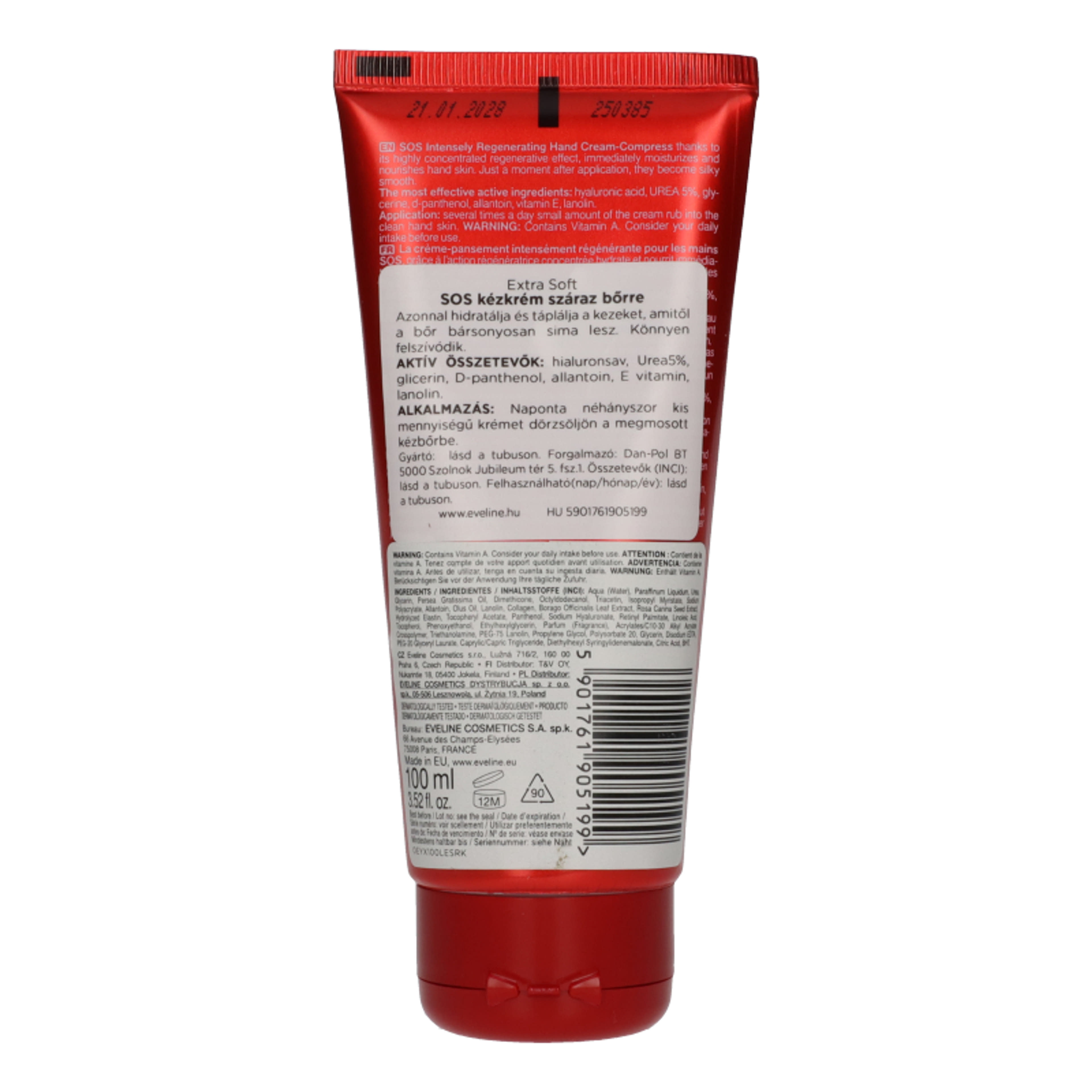 Eveline Extra Soft SOS kézkrém - 100 ml-4
