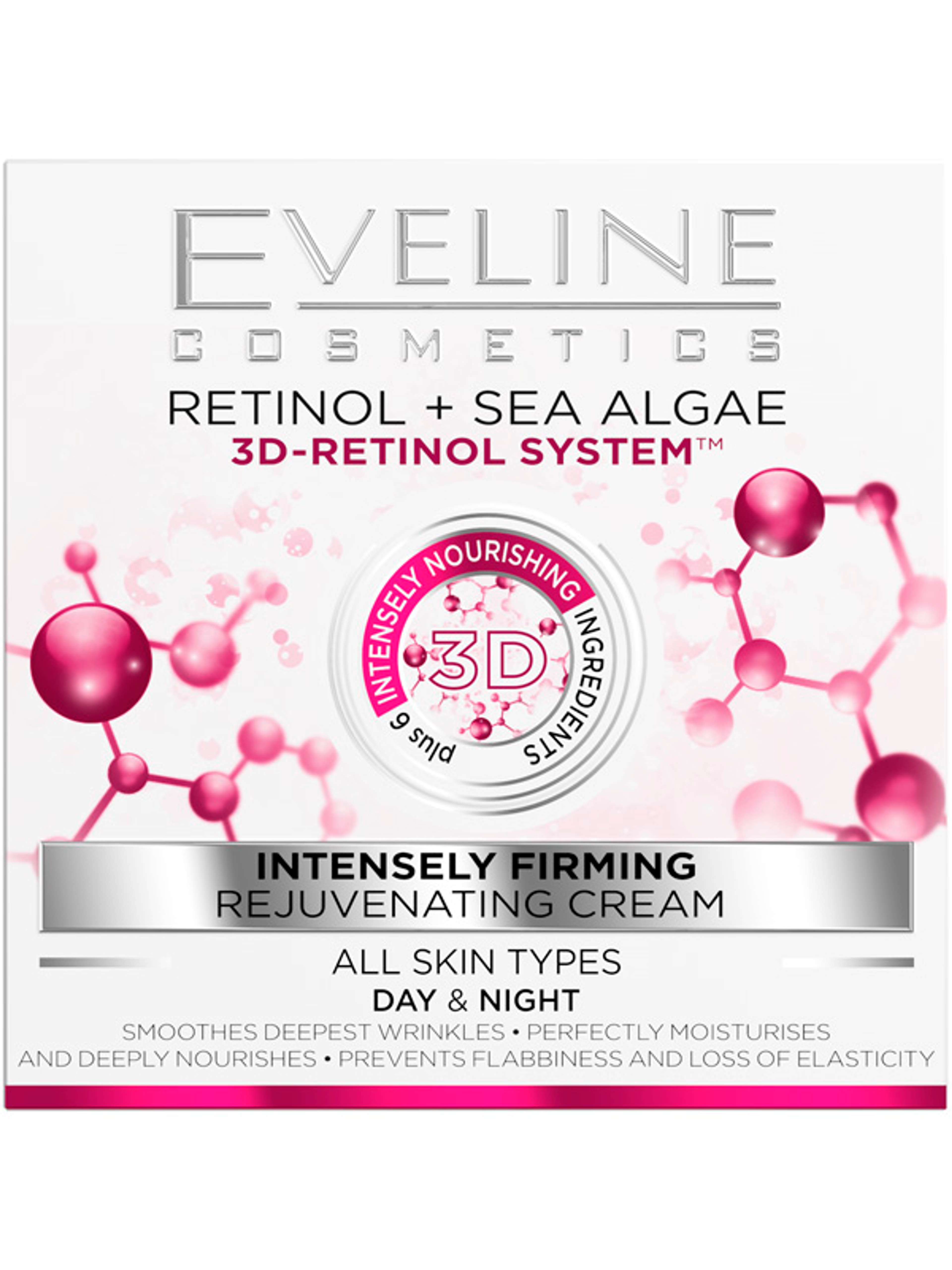 Eveline Retinol+Tengeri Alga nappali/éjszakai feszesítő krém - 50 ml