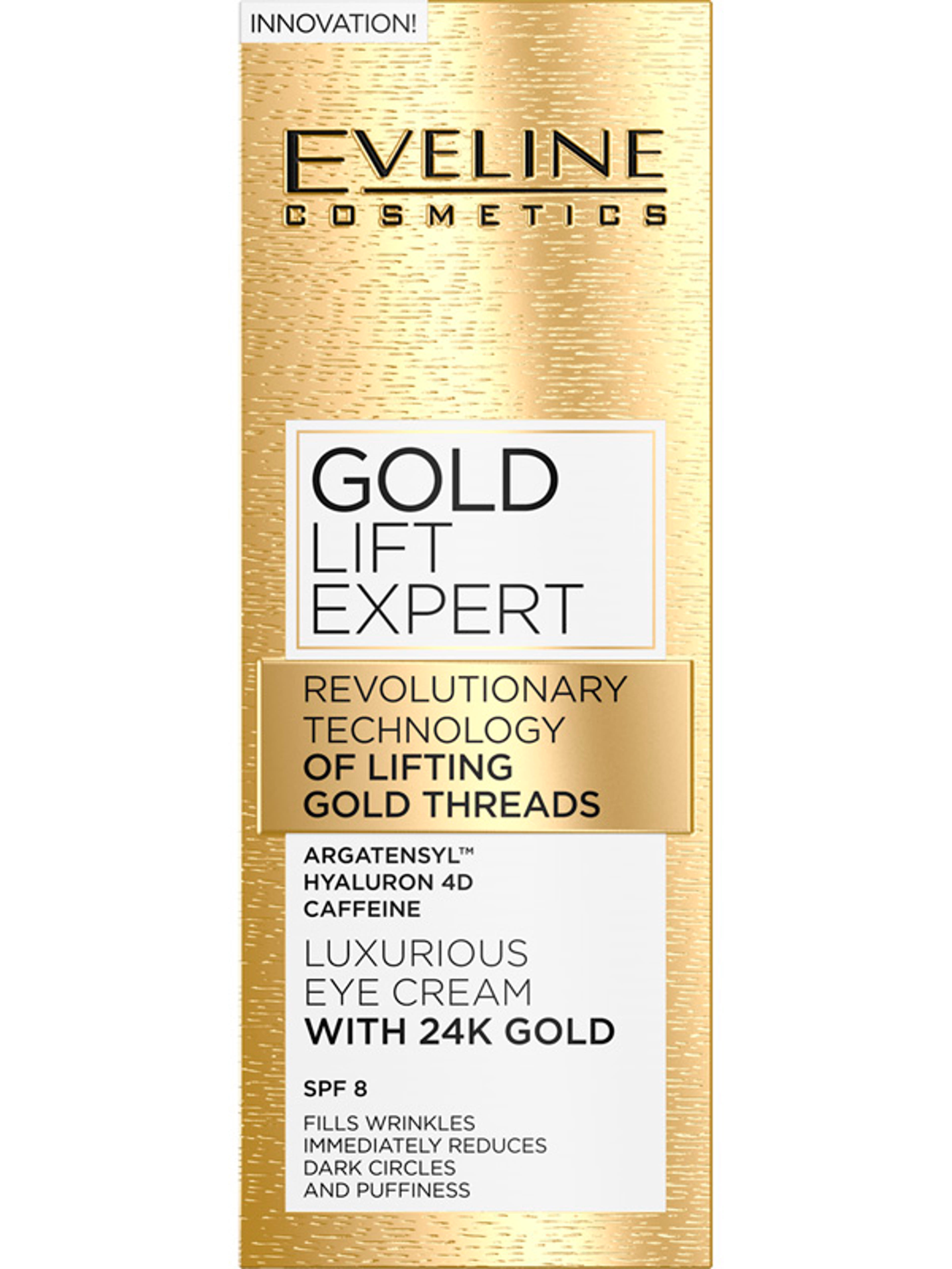 Eveline szemkörnyékápoló gold lift expert - 15 ml