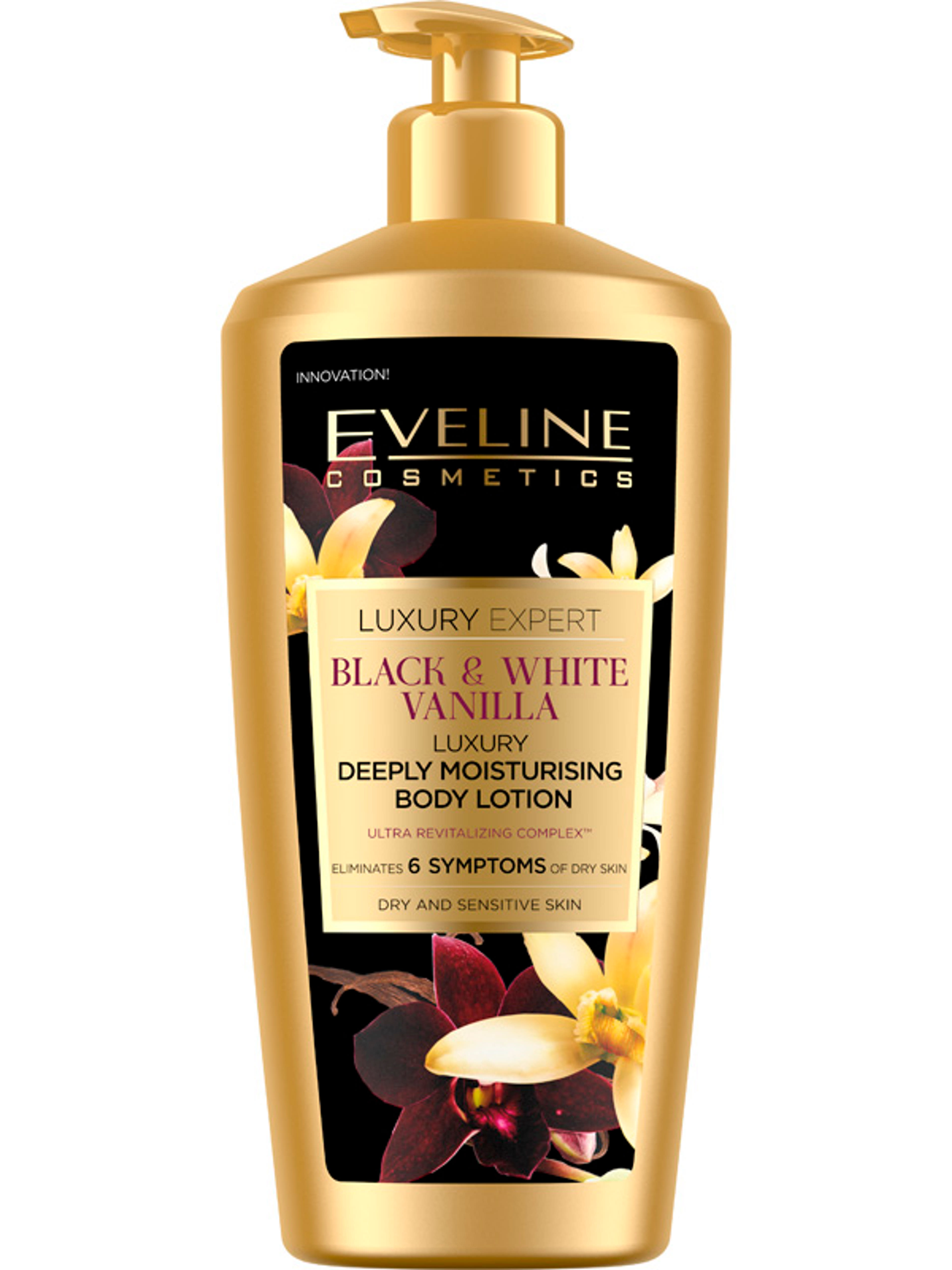 Eveline black&white vanilla hidratáló testápoló - 350 ml