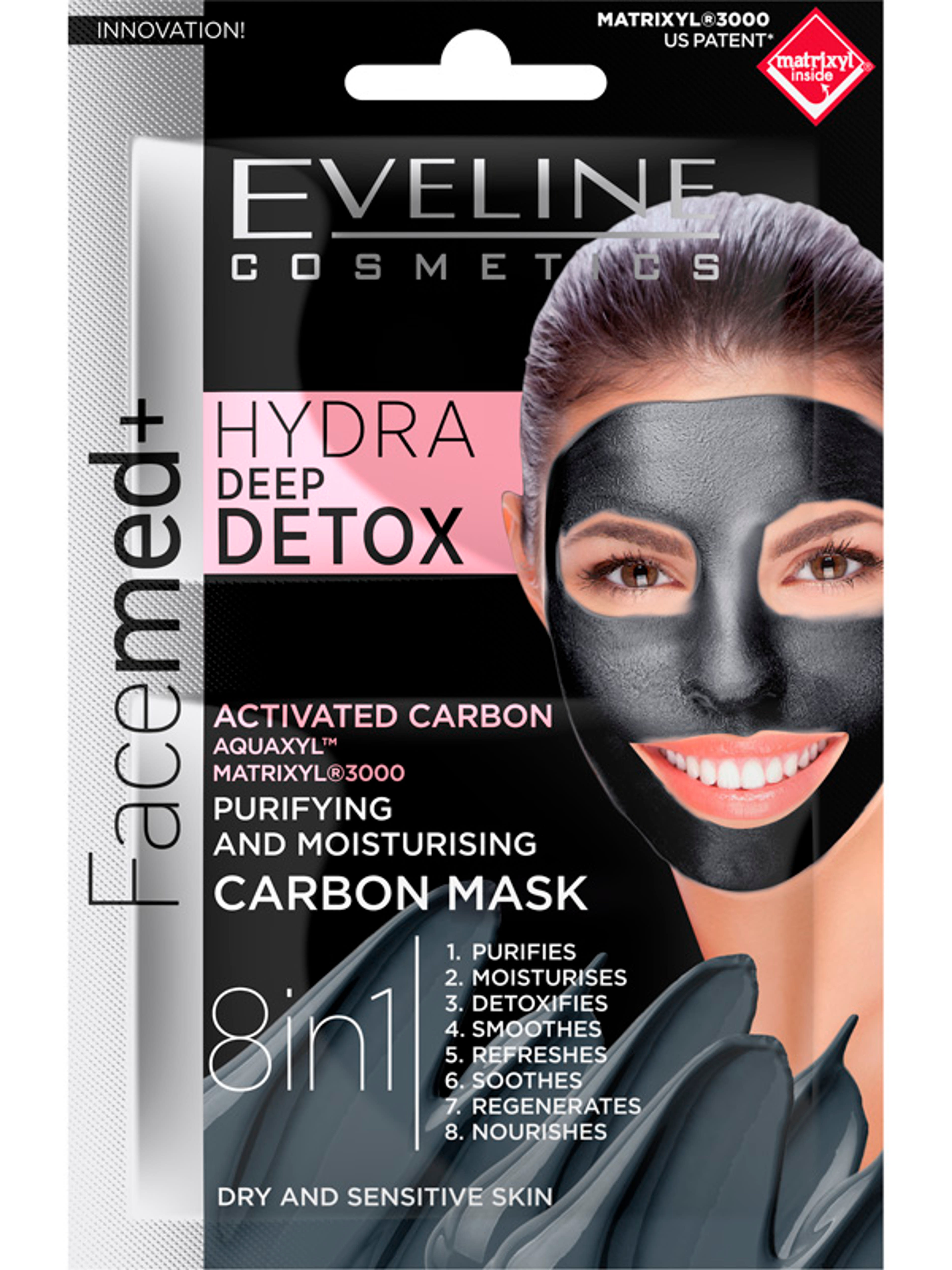 Eveline Facemed Hydra Detox arcmaszk 2x5ml - 1 db-2