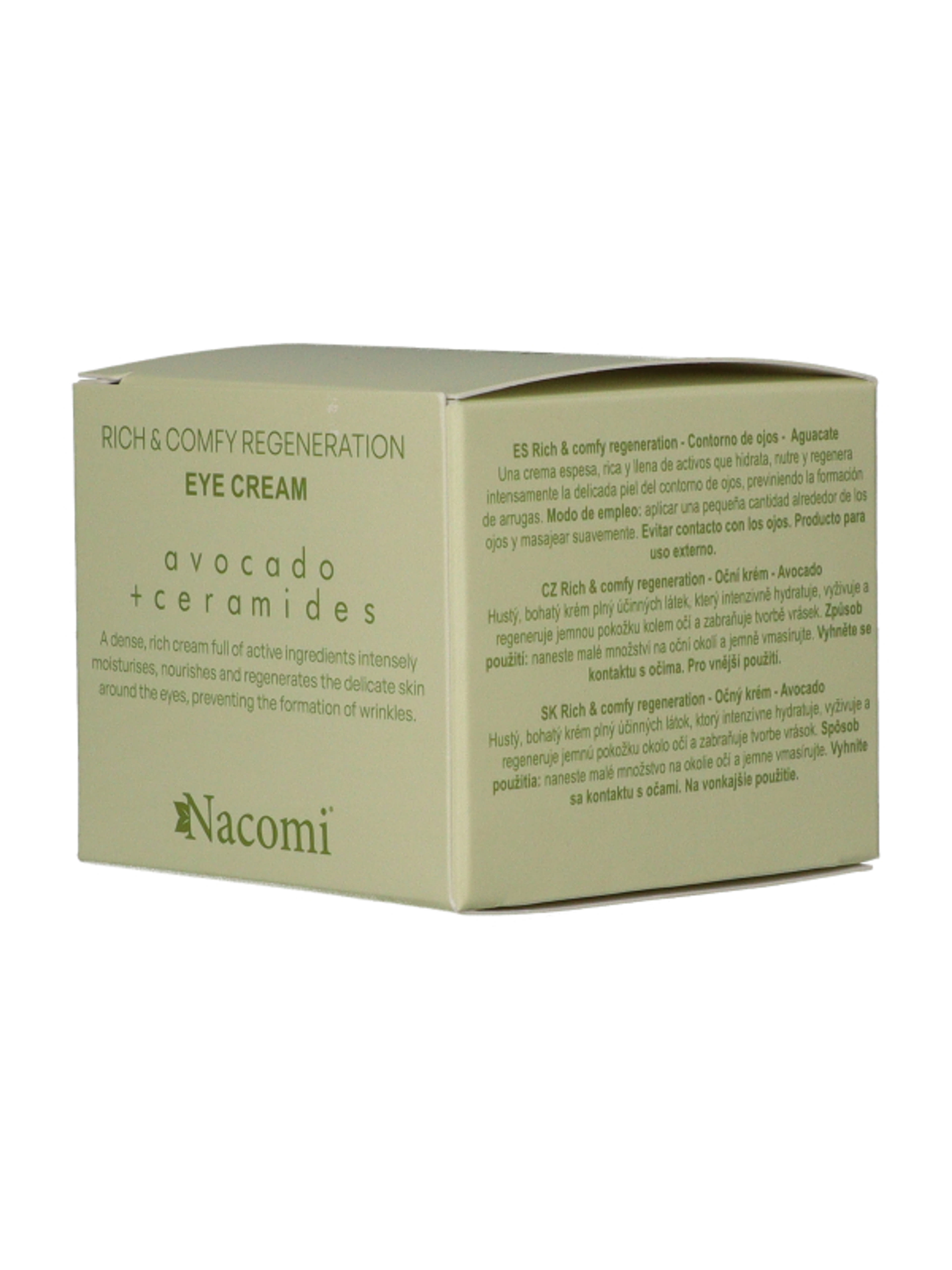 Nacomi Rich&Comfy Ceramid szemkörnyékápoló krém avokádóval - 15 g-2