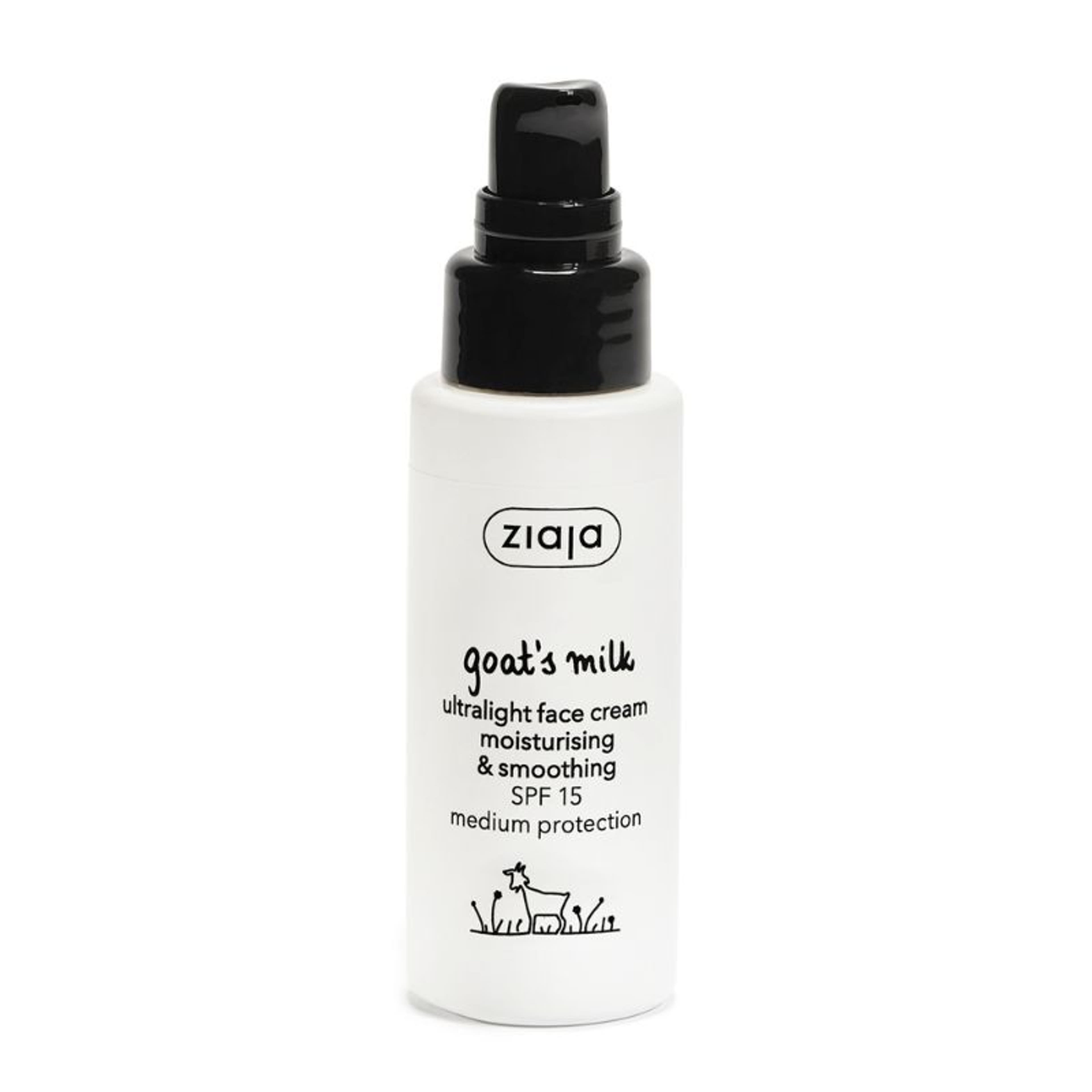 Ziaja Kecsketejes Ultralight arckrém SPF15 - 50 ml