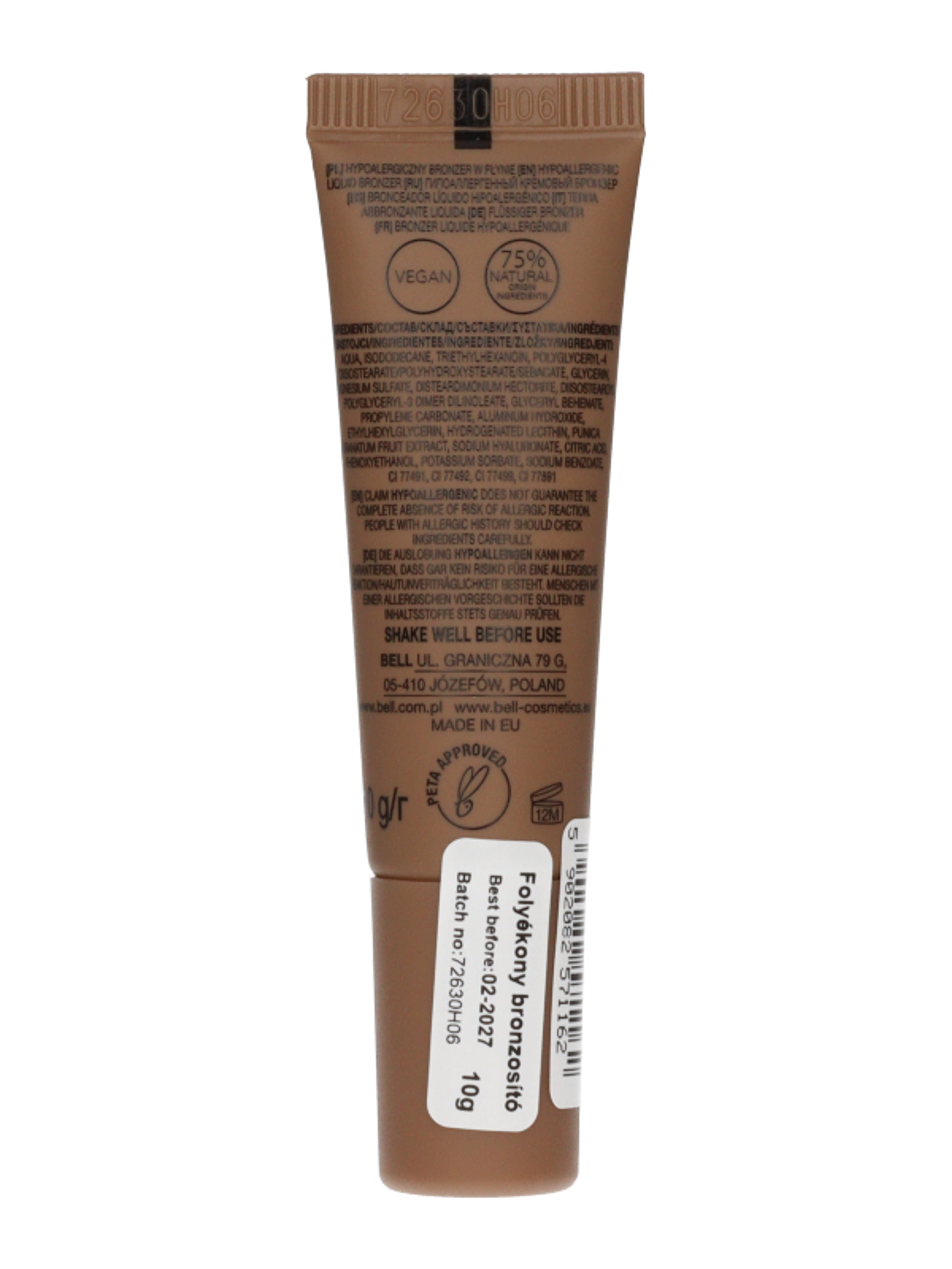 Hypoallergenic folyékony bronzosító - 1 db-3