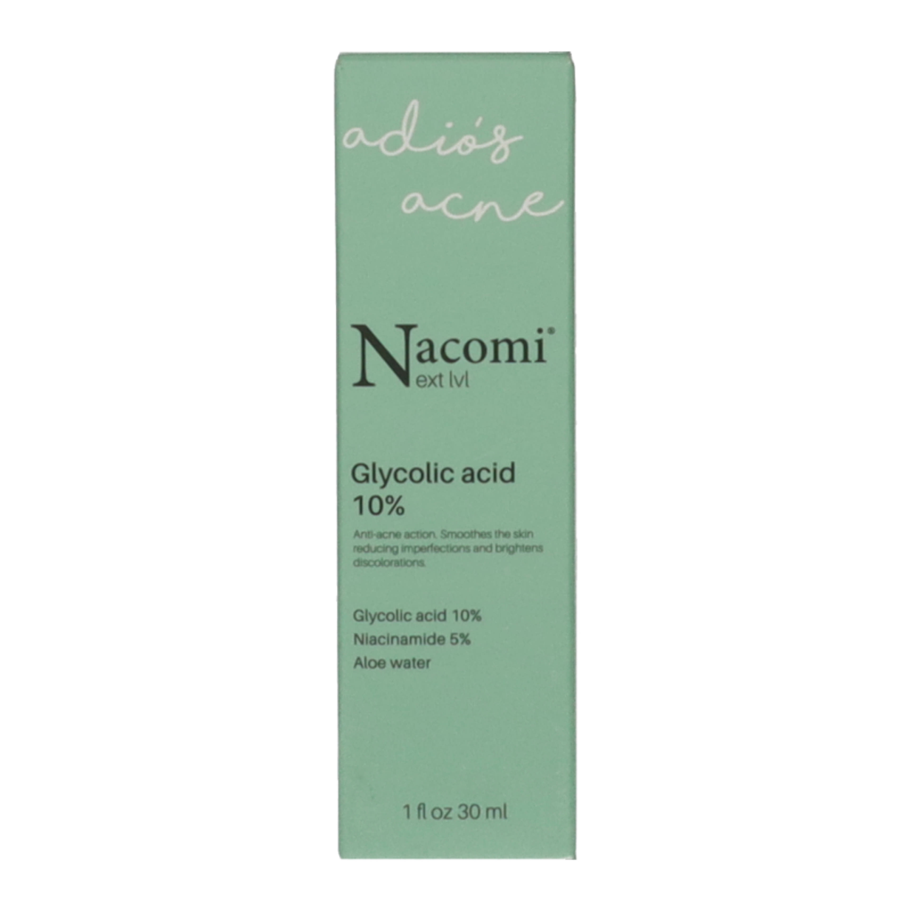 Nacomi Next lvl 10% Glikolsav pattanások elleni szérum - 30 ml