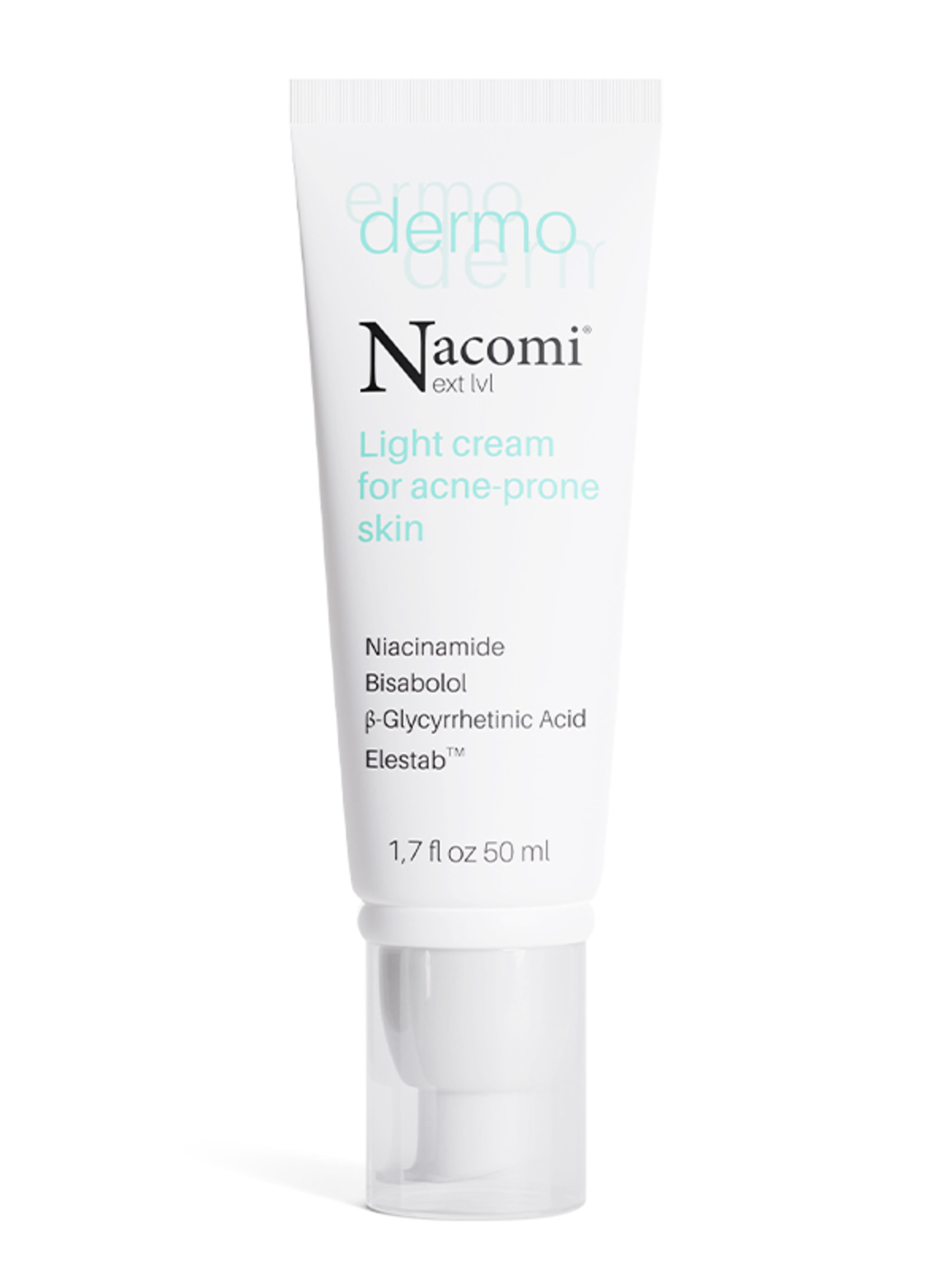 Nacomi Dermo hidratáló krém aknés bőrre - 50 ml
