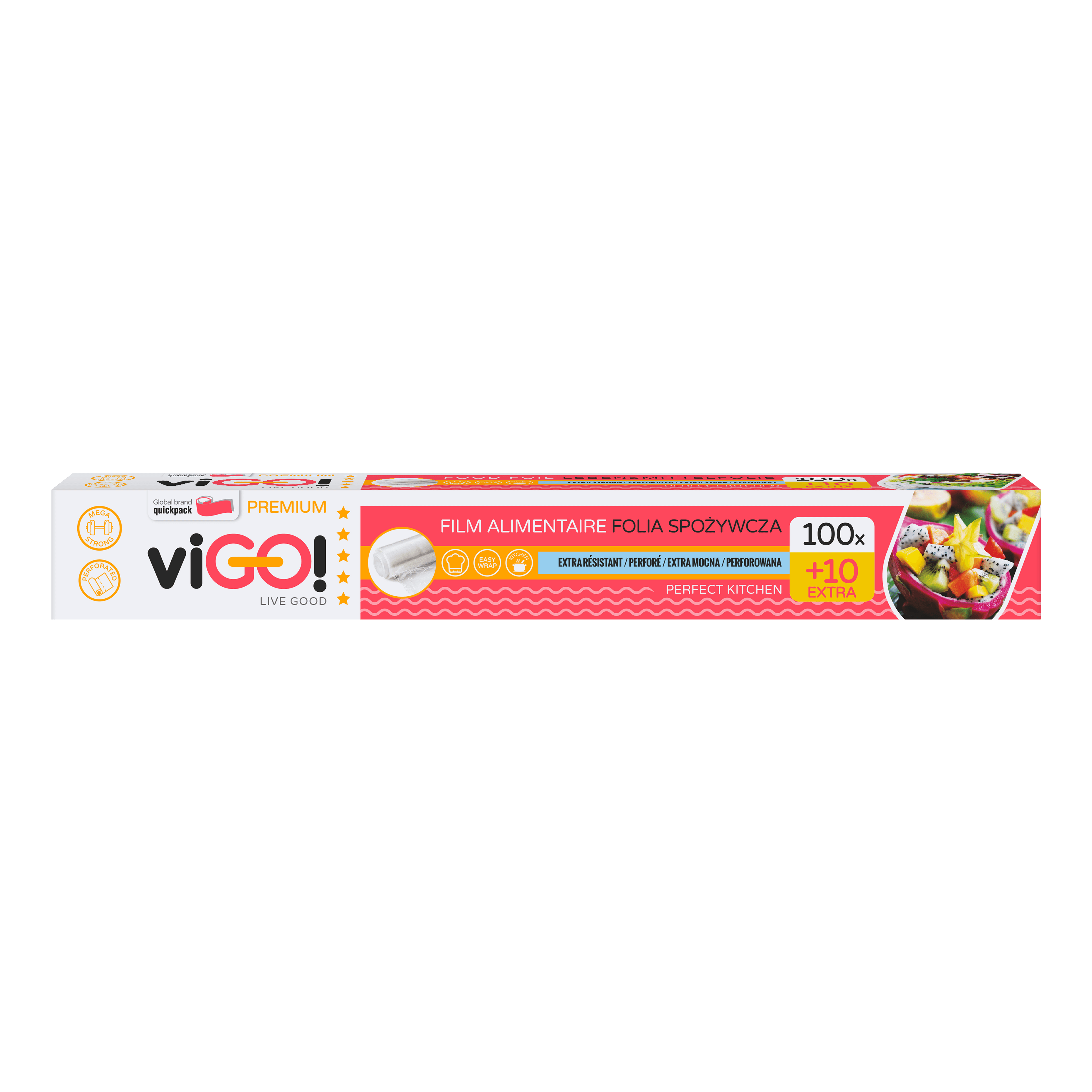 viGO! frissentartó fólia perforált 30*29cm - 30 m