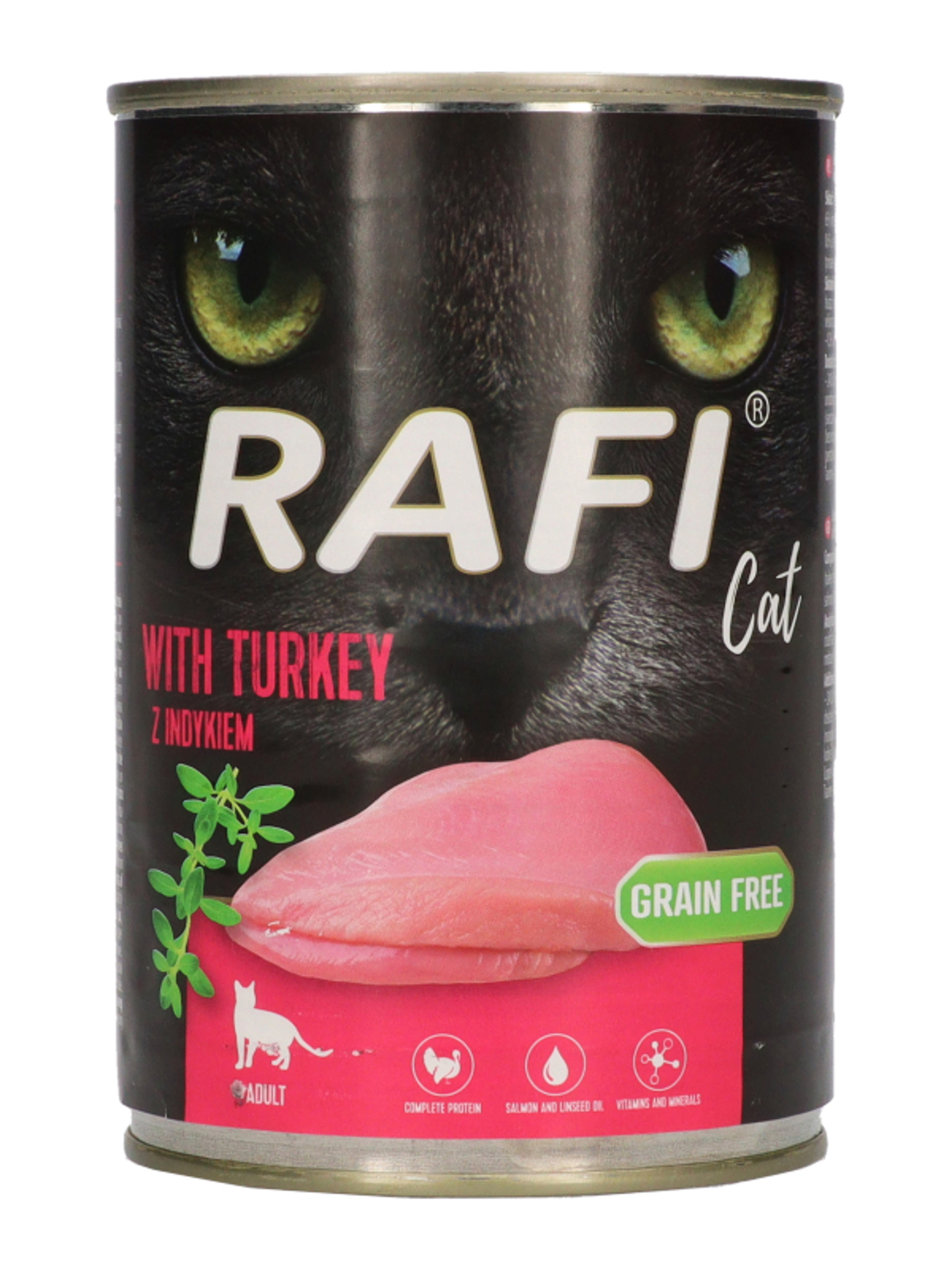 Rafi Cat Adult Grain Free pástétom macskáknak, pulyka - 400 g