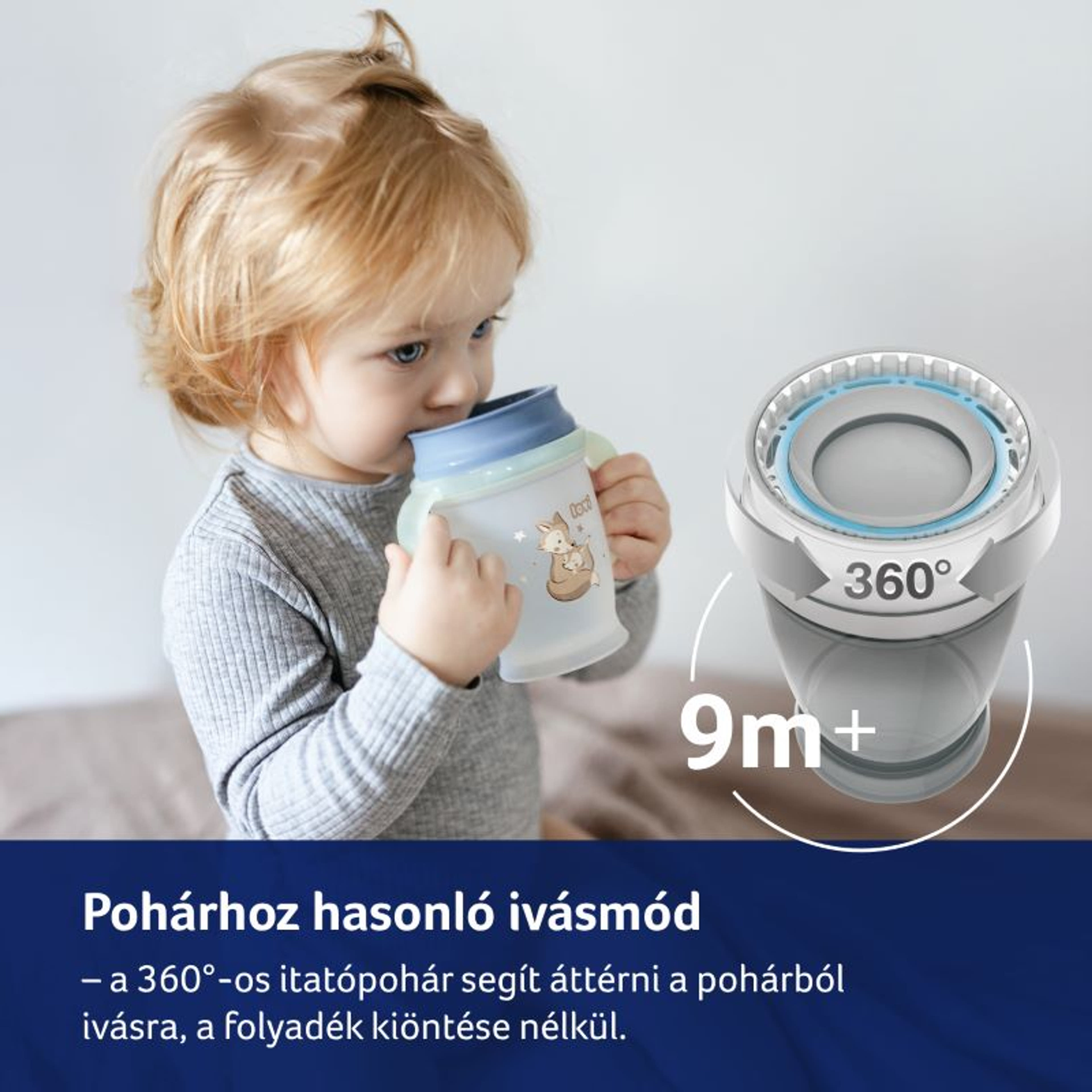 Lovi 360 Night&Day itatópohár /róka - 250 ml-5