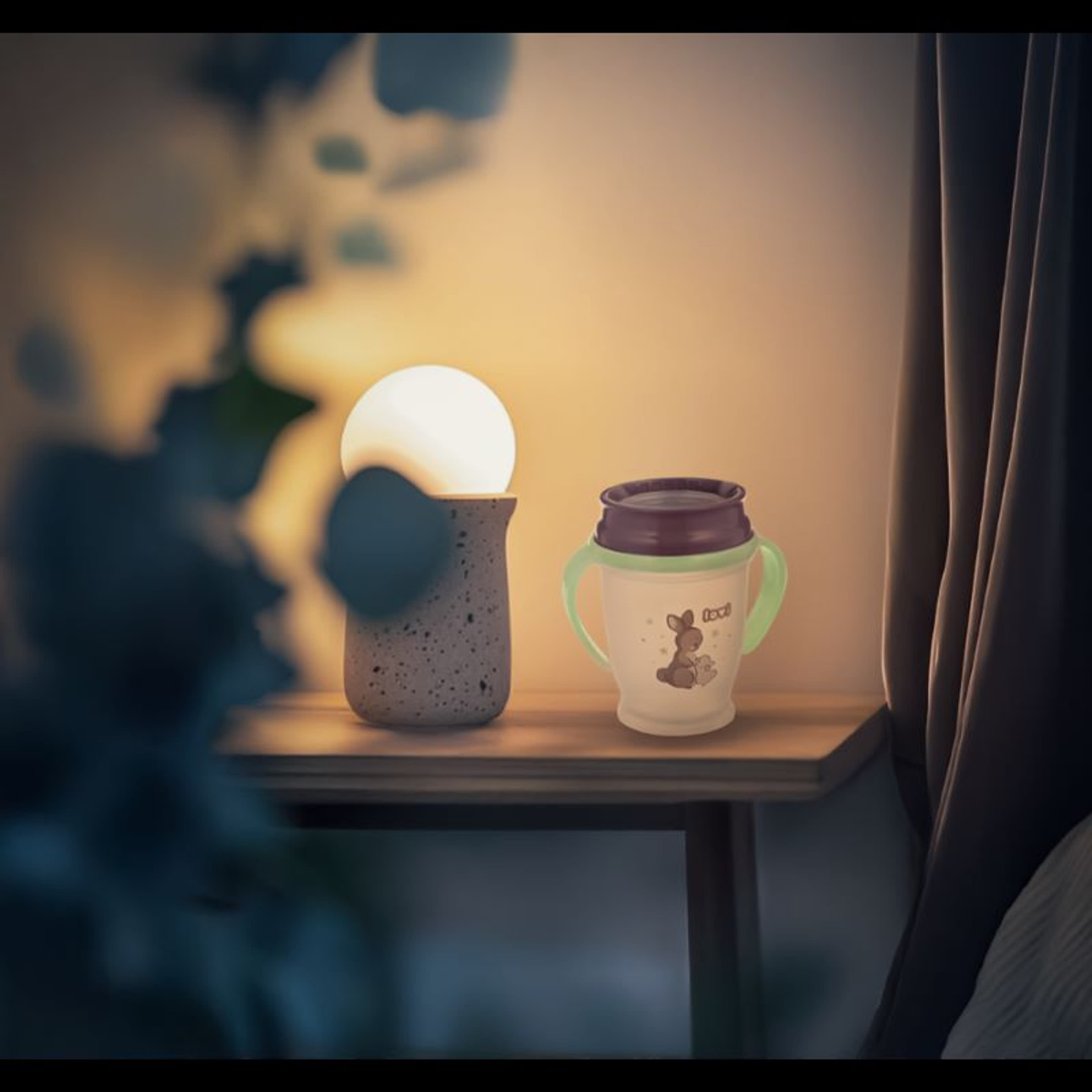 Lovi 360 Night&Day itatópohár /nyuszi - 250 ml-3