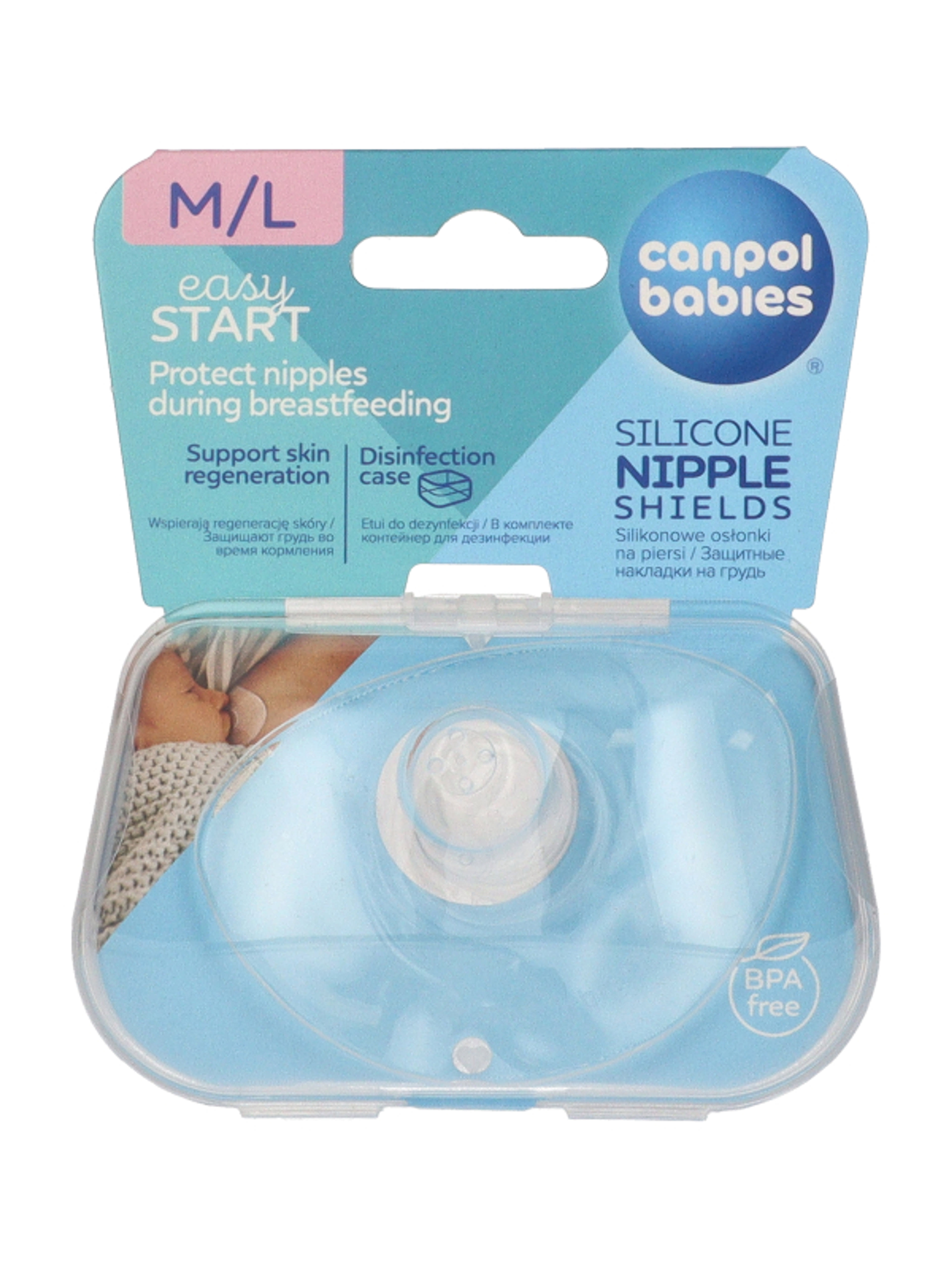 Canpol Babies Easystart bimbóvédő M/L - 2 db