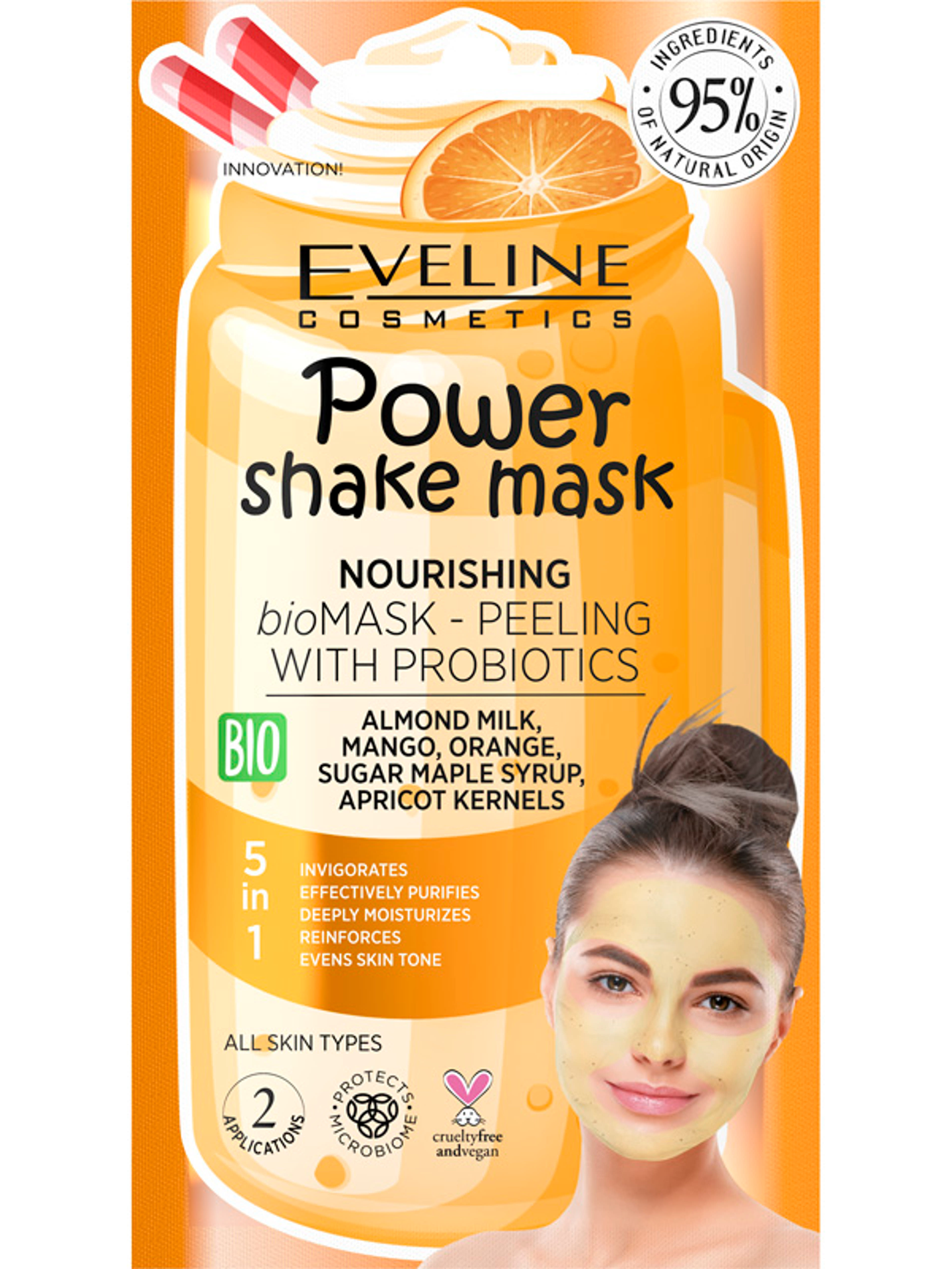 Eveline Power Shake tápláló arcmaszk - 10 ml