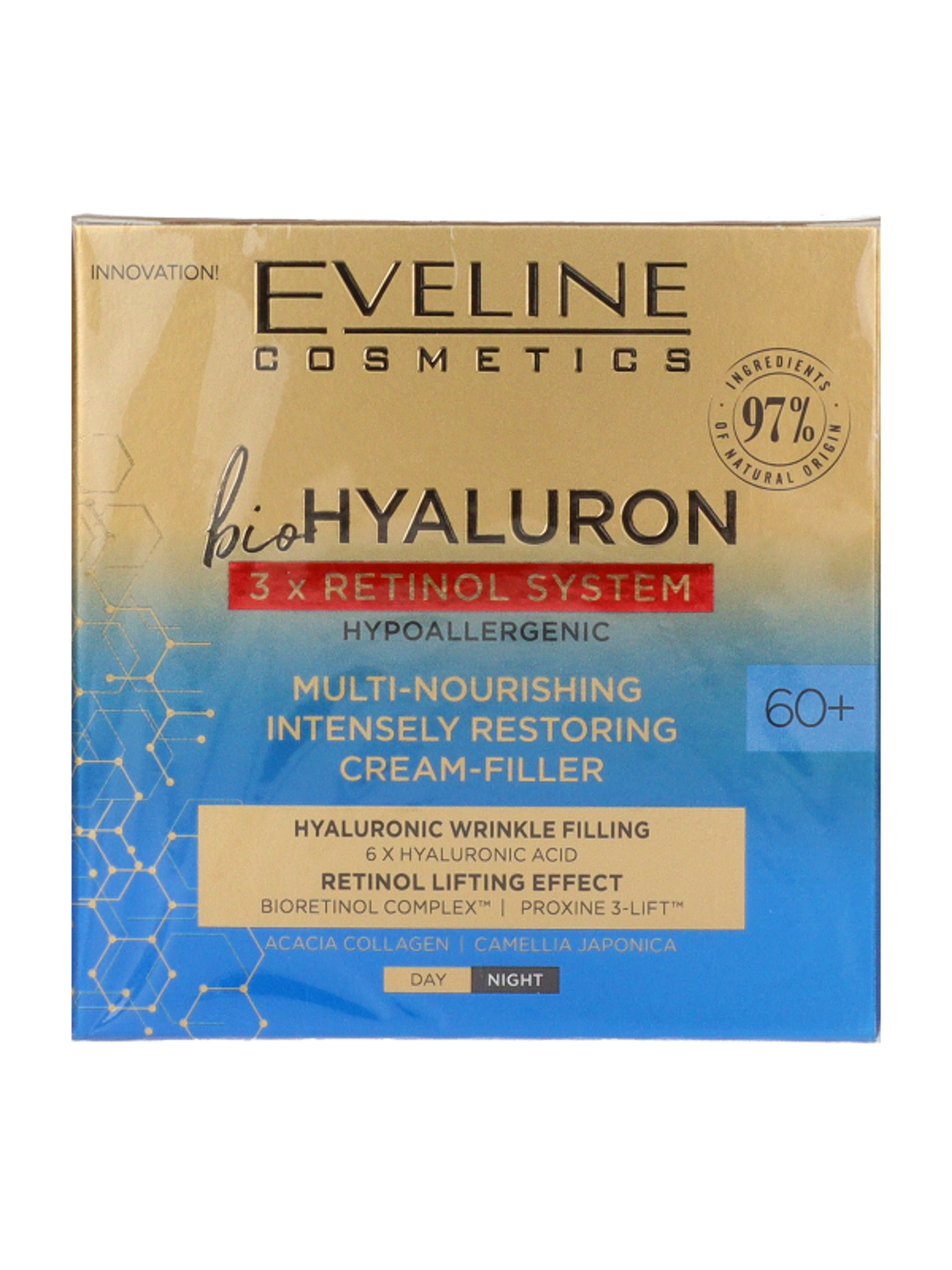 Eveline Bio Hyaluron 3xRetinol tápláló arckrém - 50 ml-2