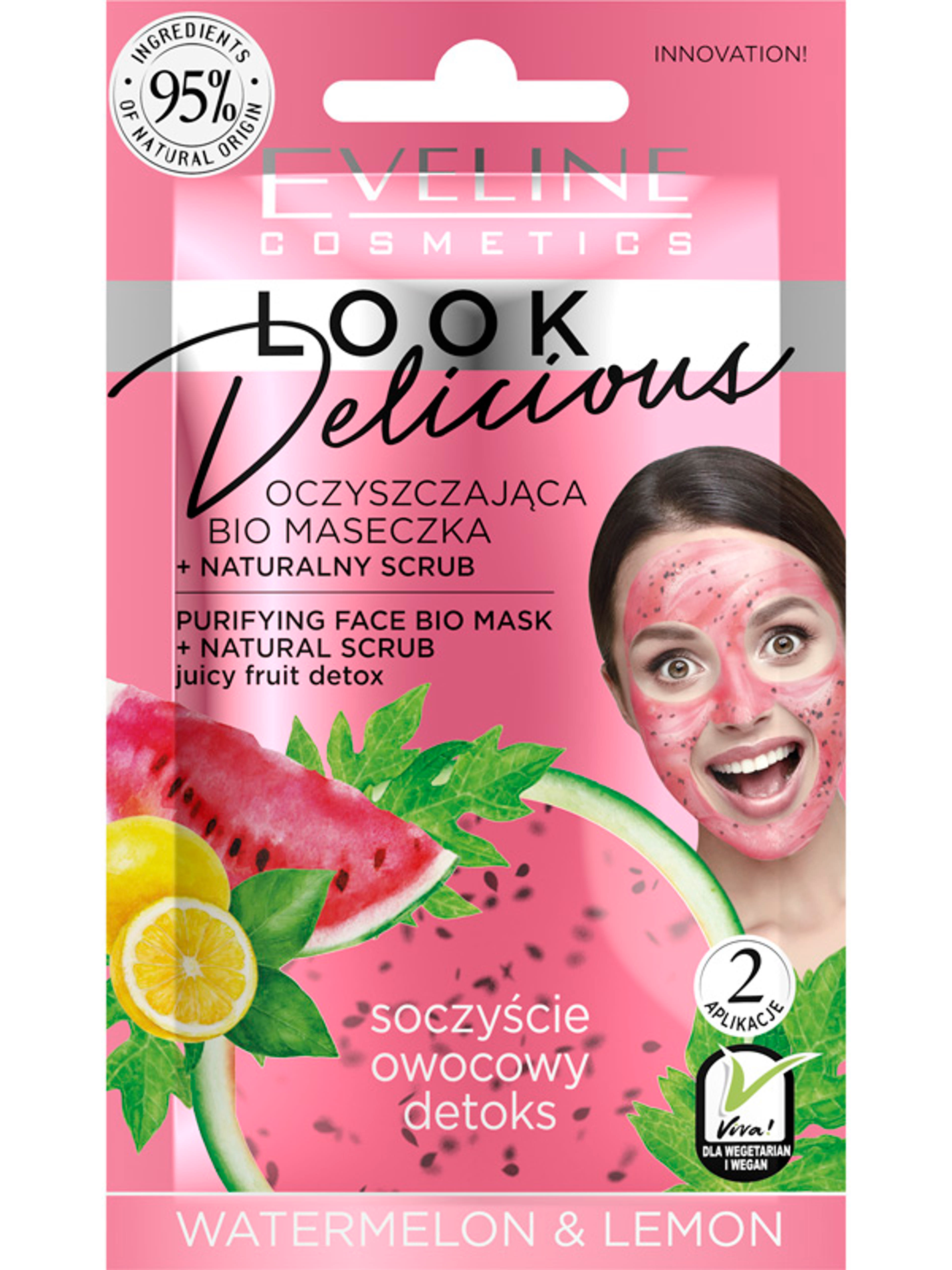 Eveline Look Delicious tisztító arcmaszk - 10 ml