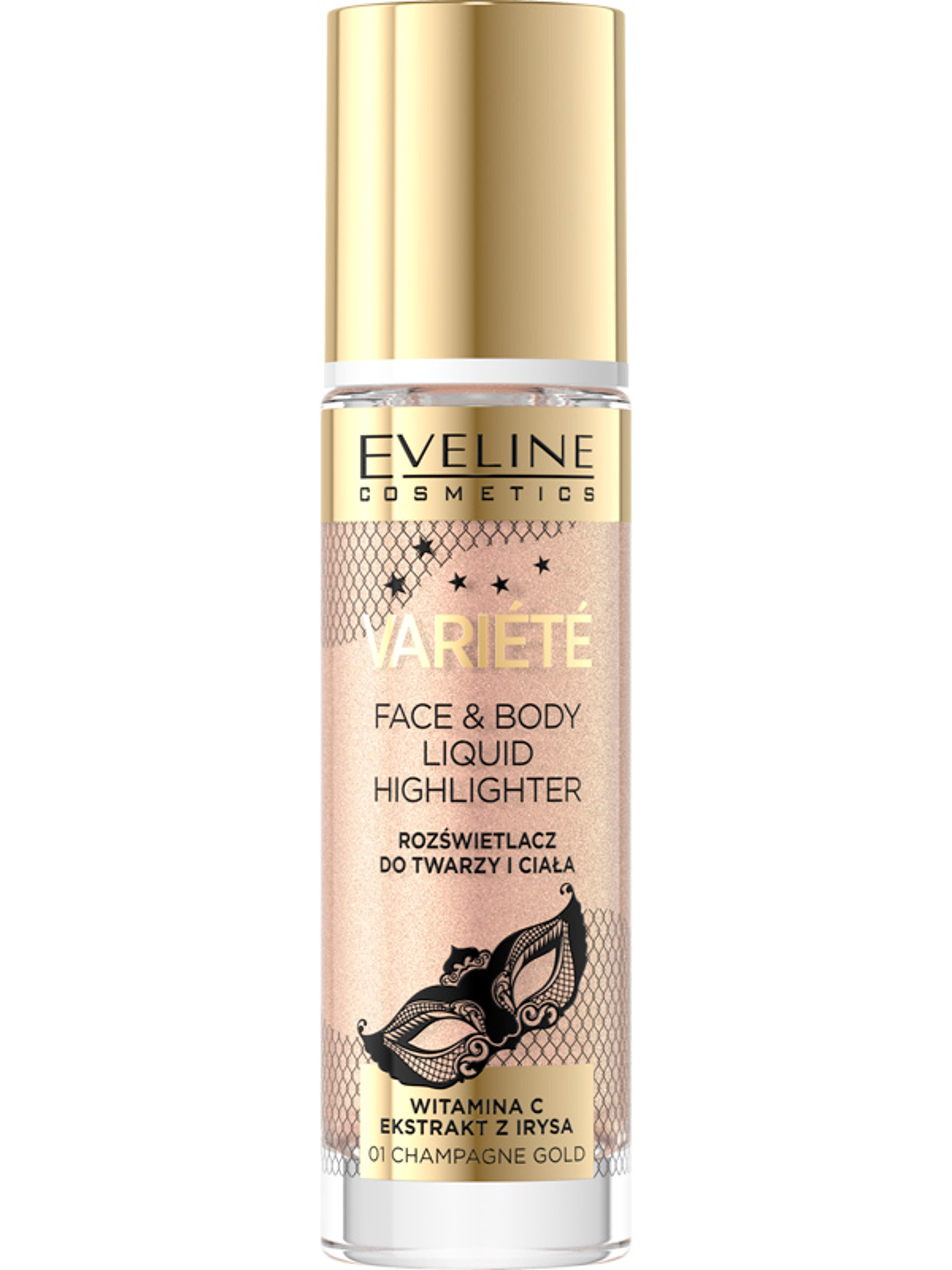 Eveline Variete Liquid Champgold folyékony highlighter/01 - 1 db