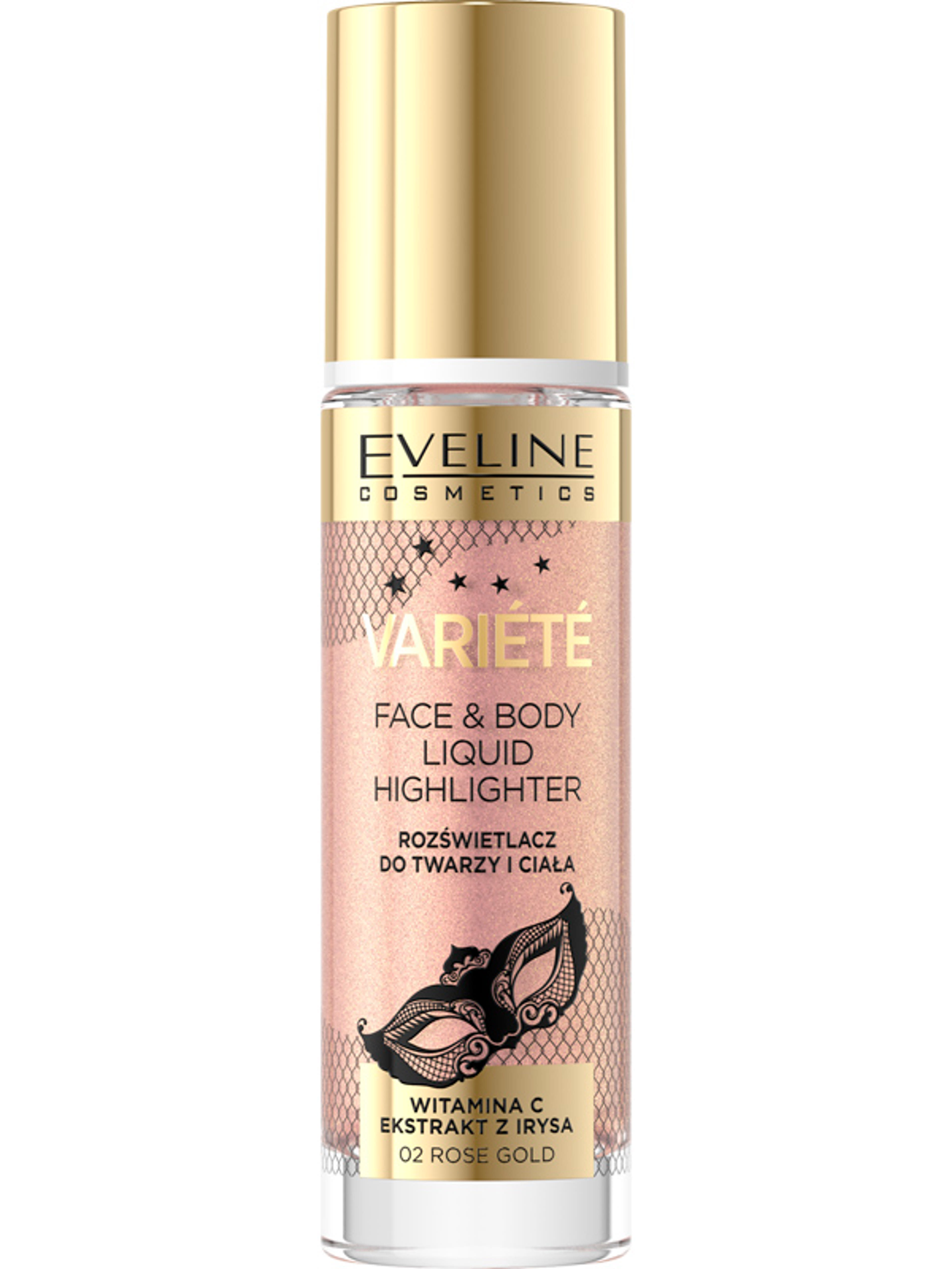 Eveline Variete Liquid Rose gold folyékony highlighter/02 - 1 db