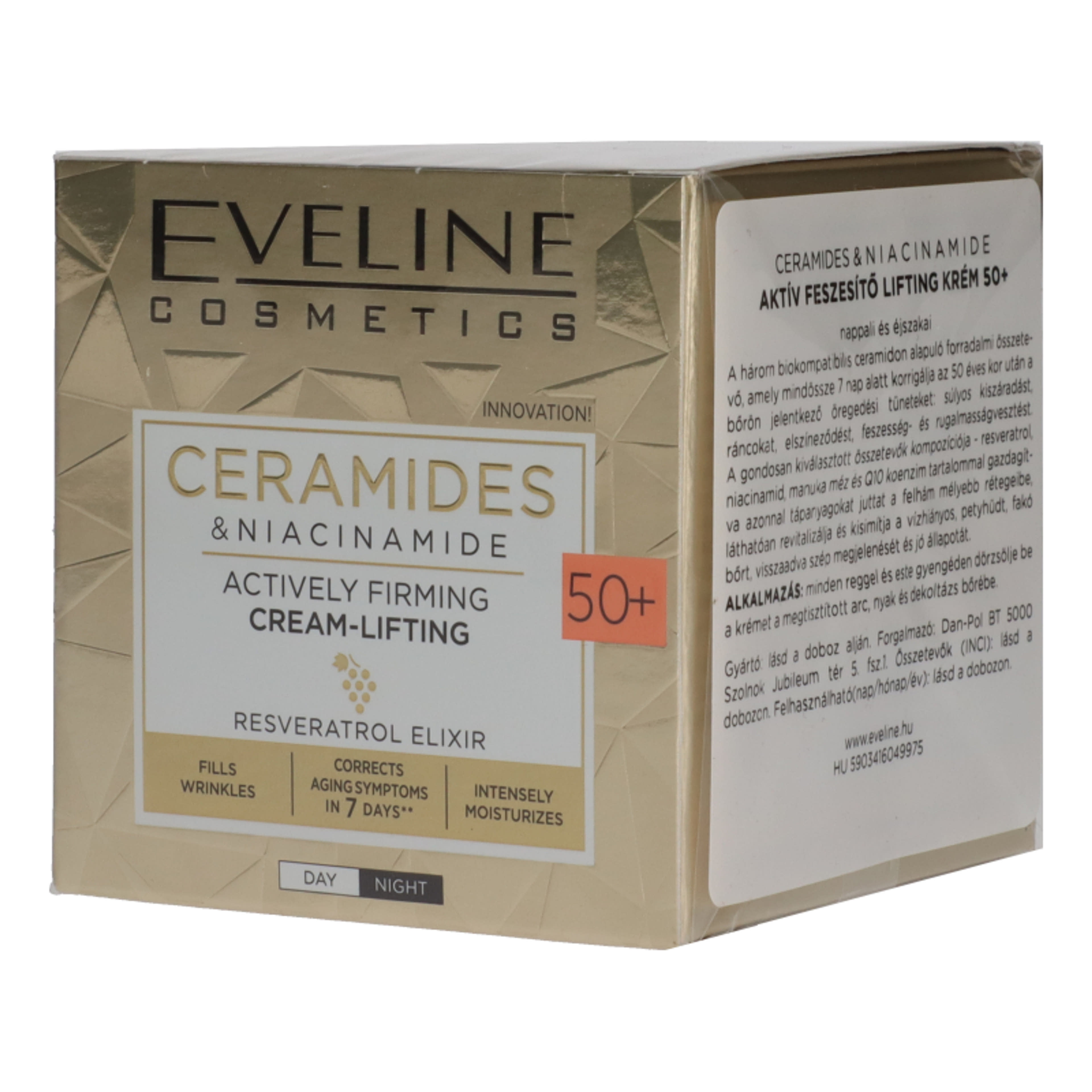 Eveline Ceramide & Niacinamide feszesítő krém 50+ - 50 ml-3