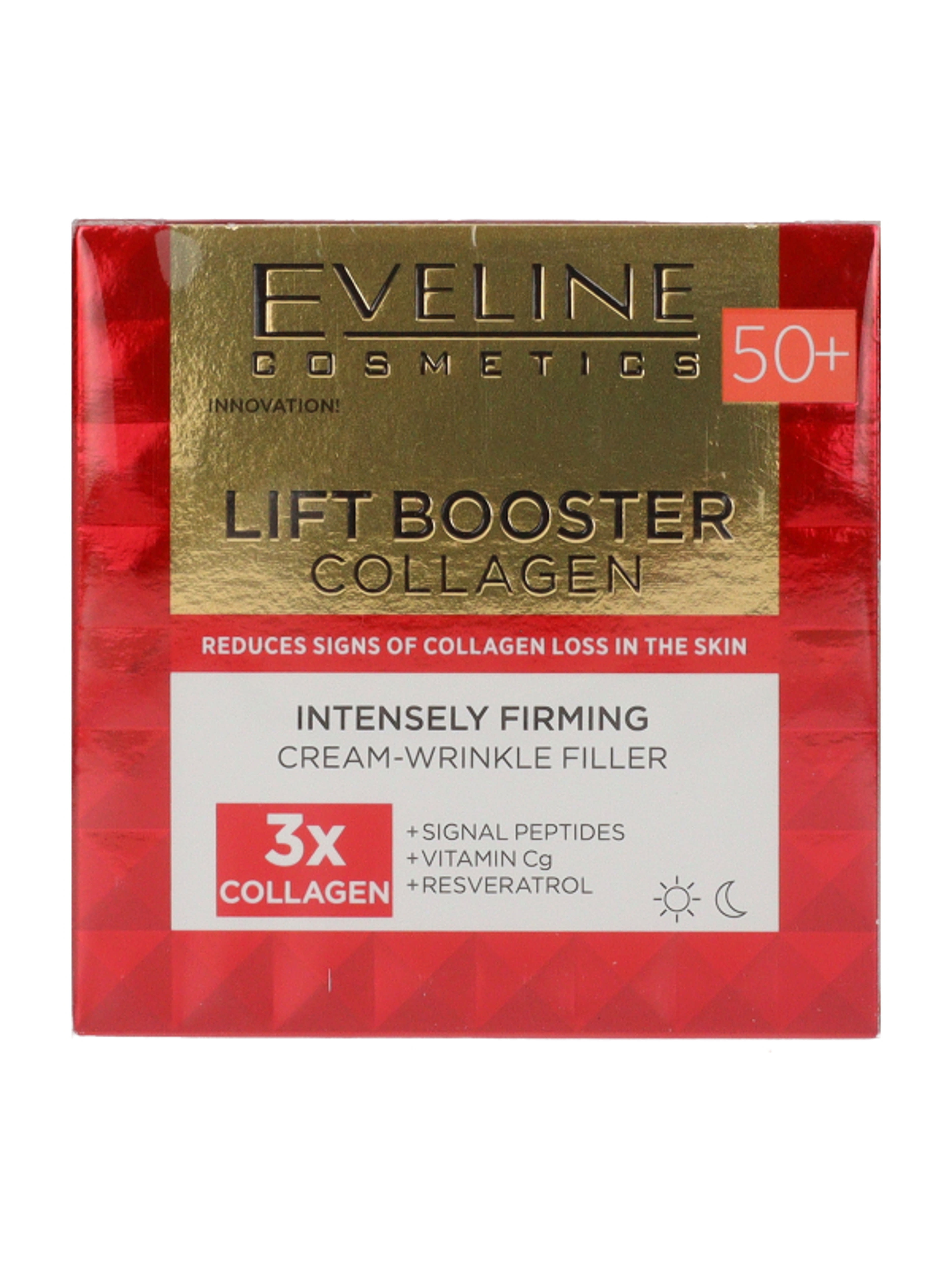 Eveline Lift Booster Collagen feszesítő krém 50+ - 50 ml-2
