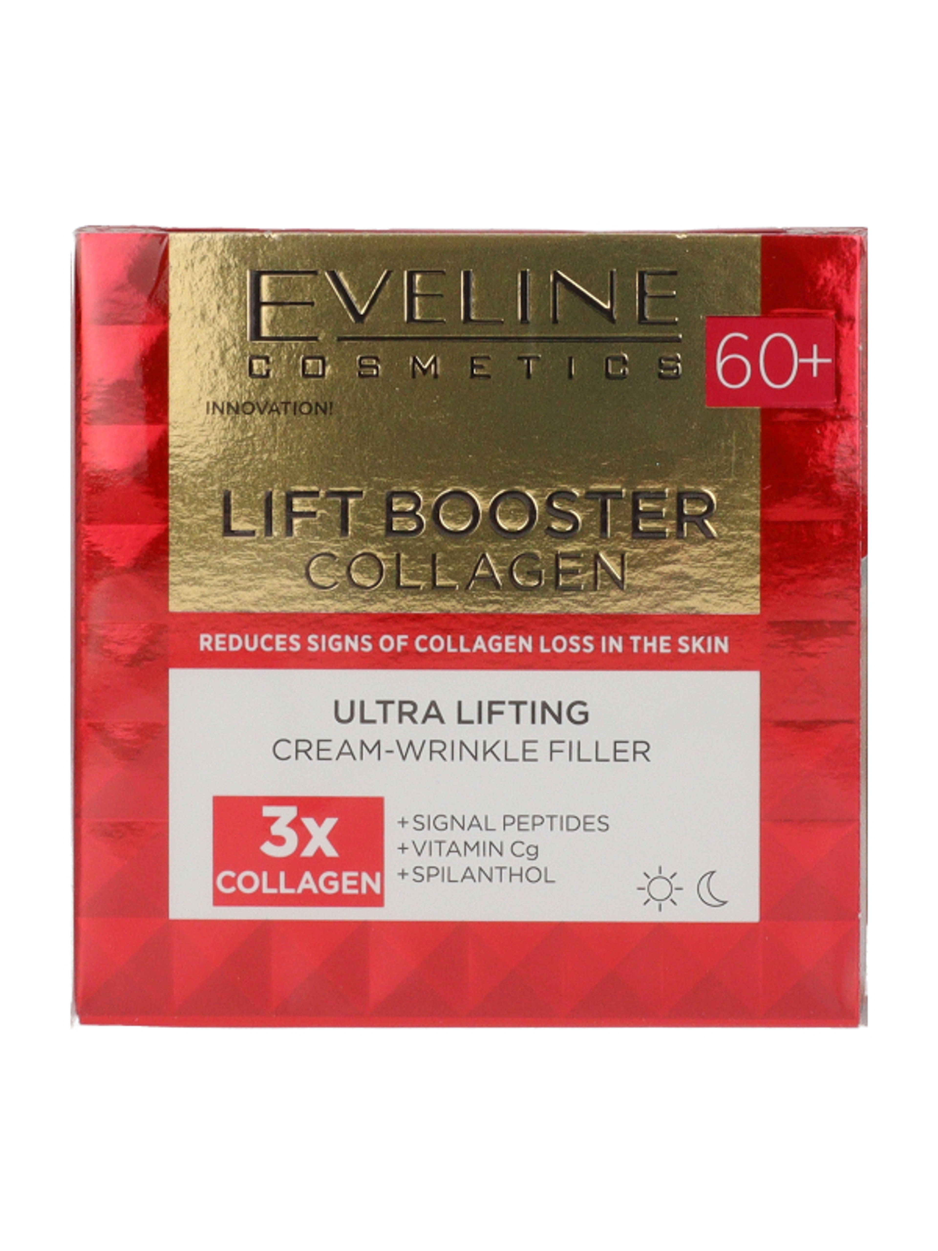 Eveline Lift Booster Collagen ráncfeltöltő krém 60+ - 50 ml-2